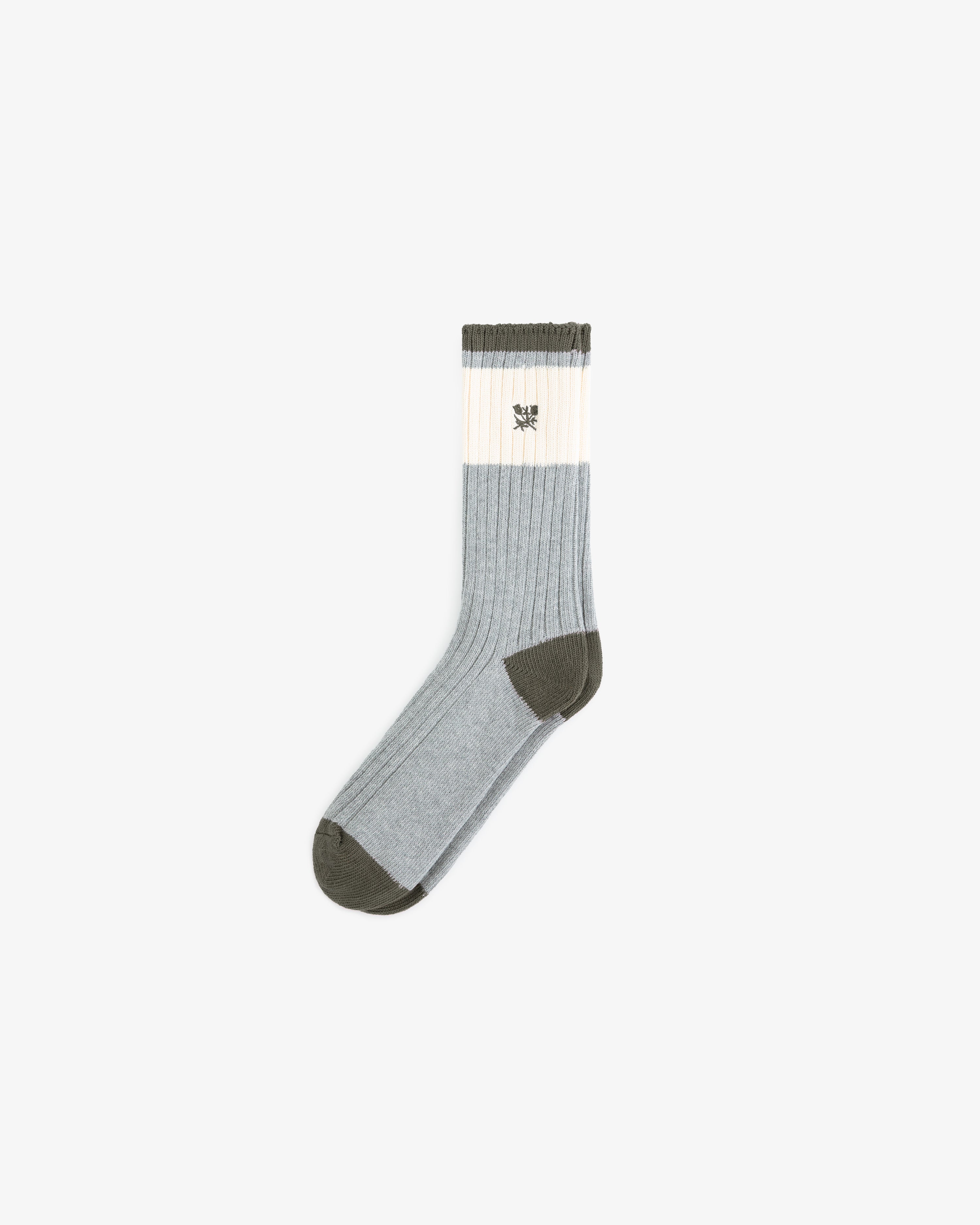 Marled Crest Socks 2
