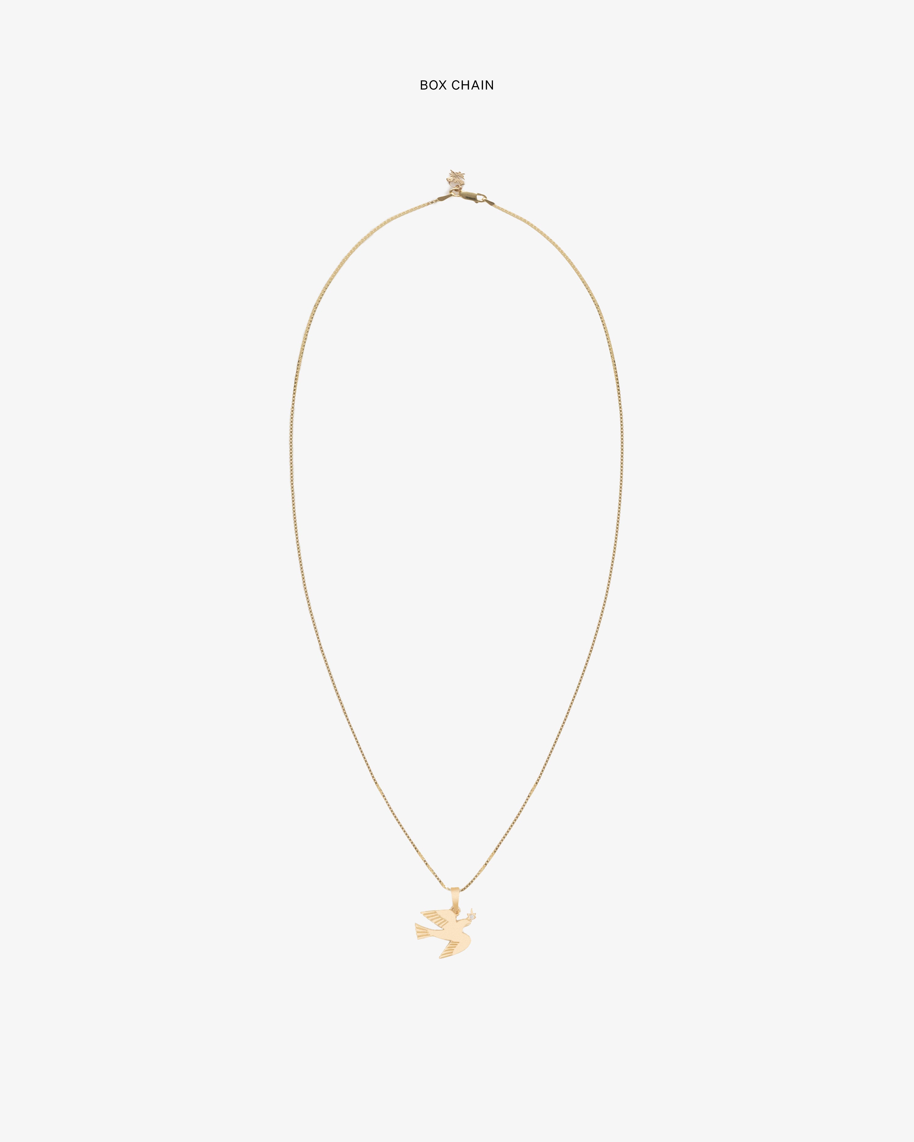 14Kt Gold Dove Pendant 4