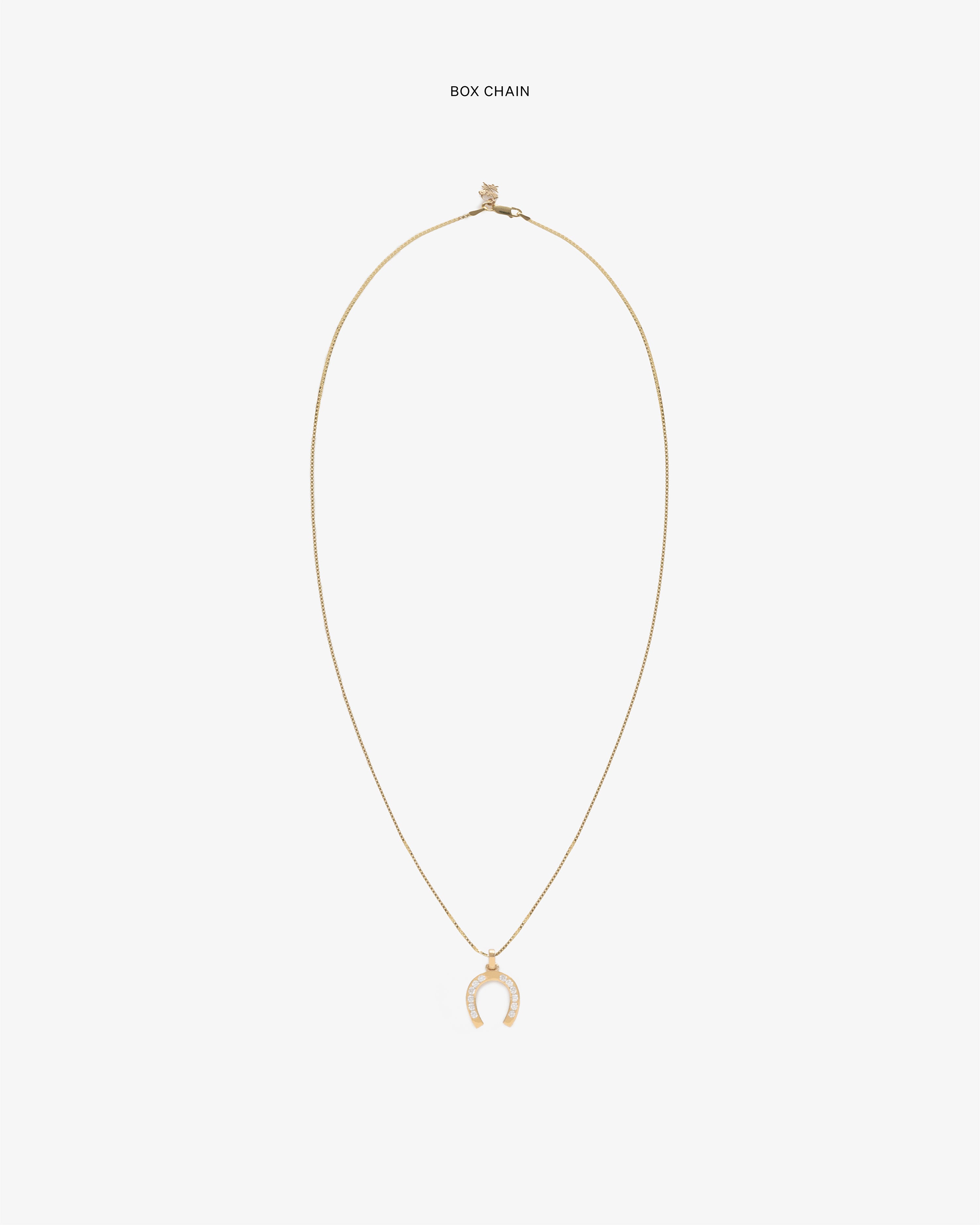 Diamond Horseshoe Pendant 4