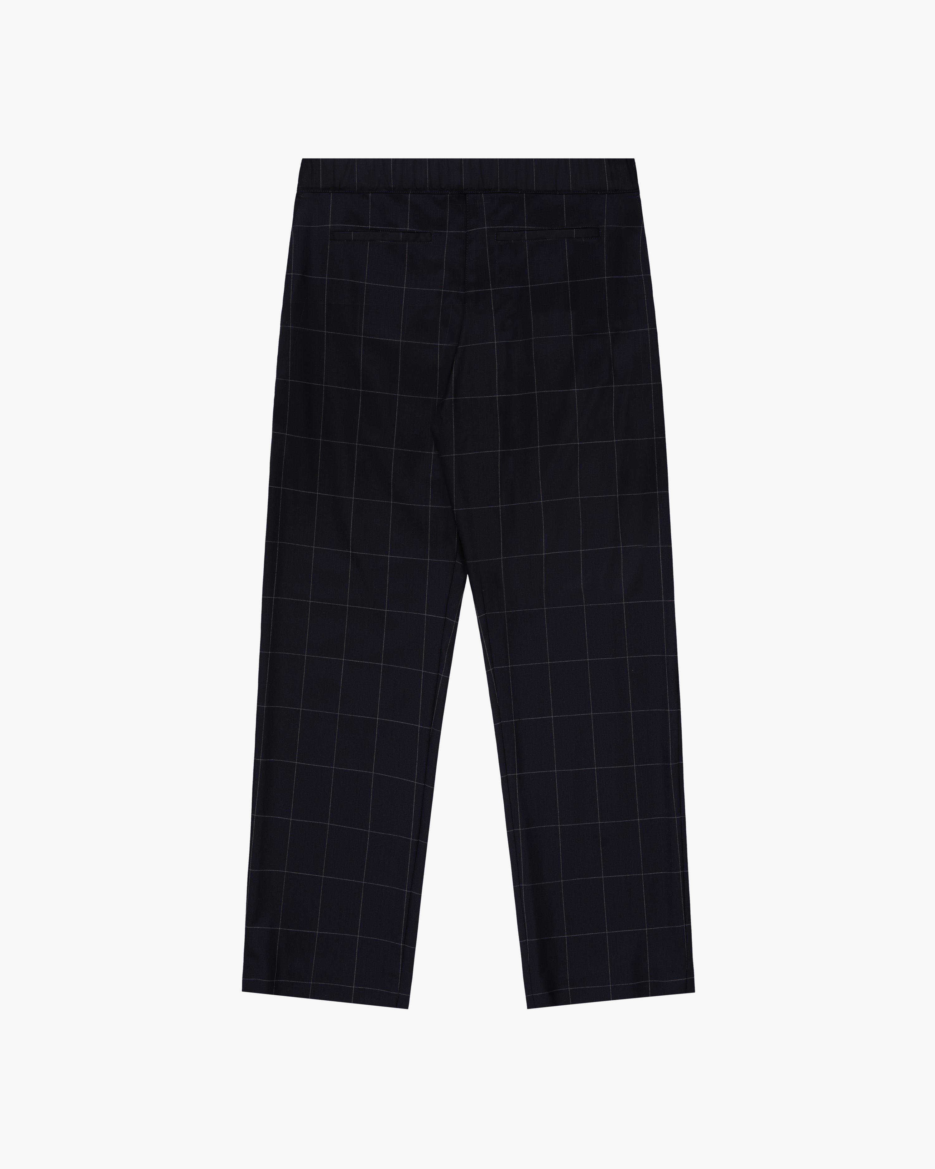 Windowpane Elasticated Waist Suit Trouser 3