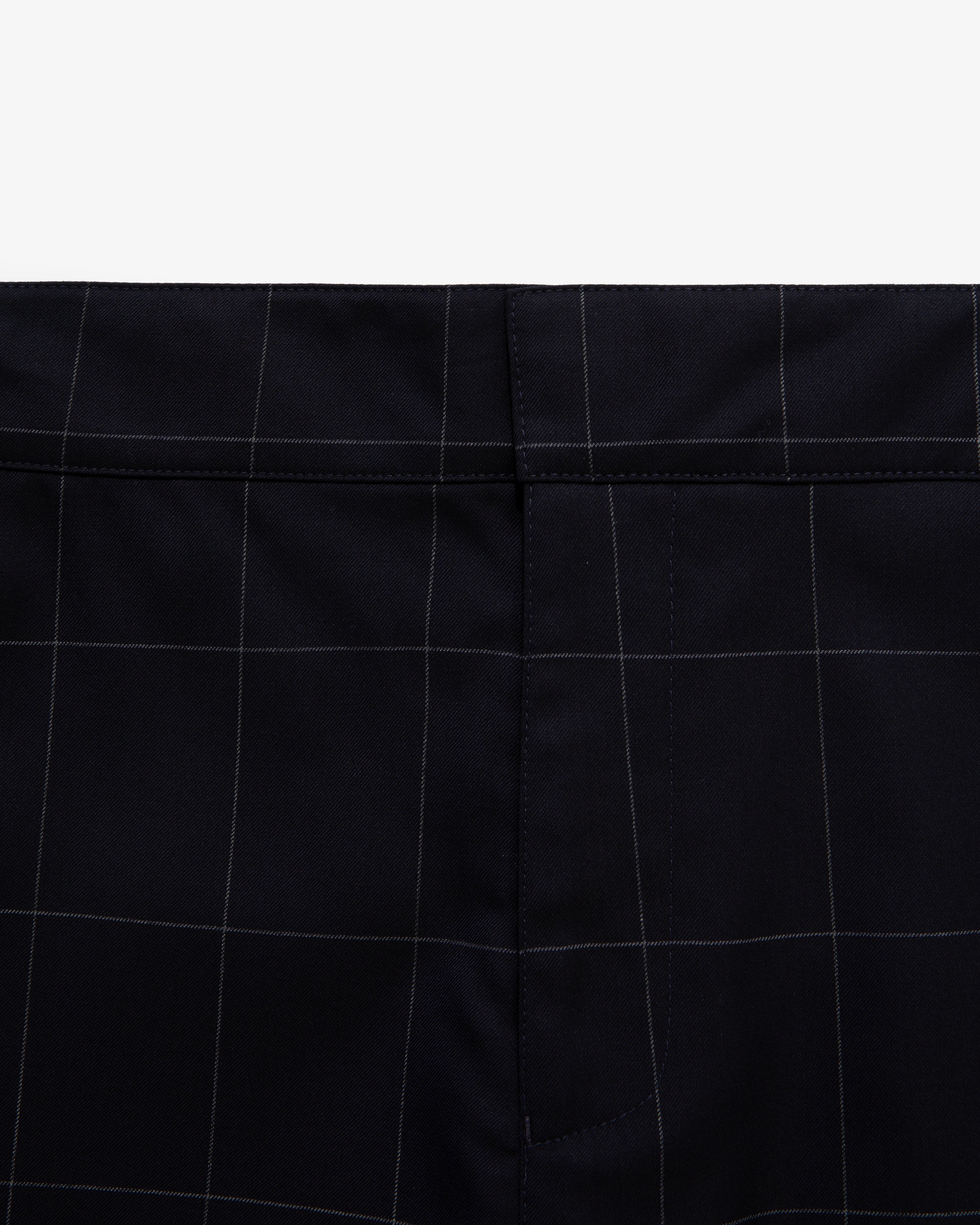 Windowpane Elasticated Waist Suit Trouser 4