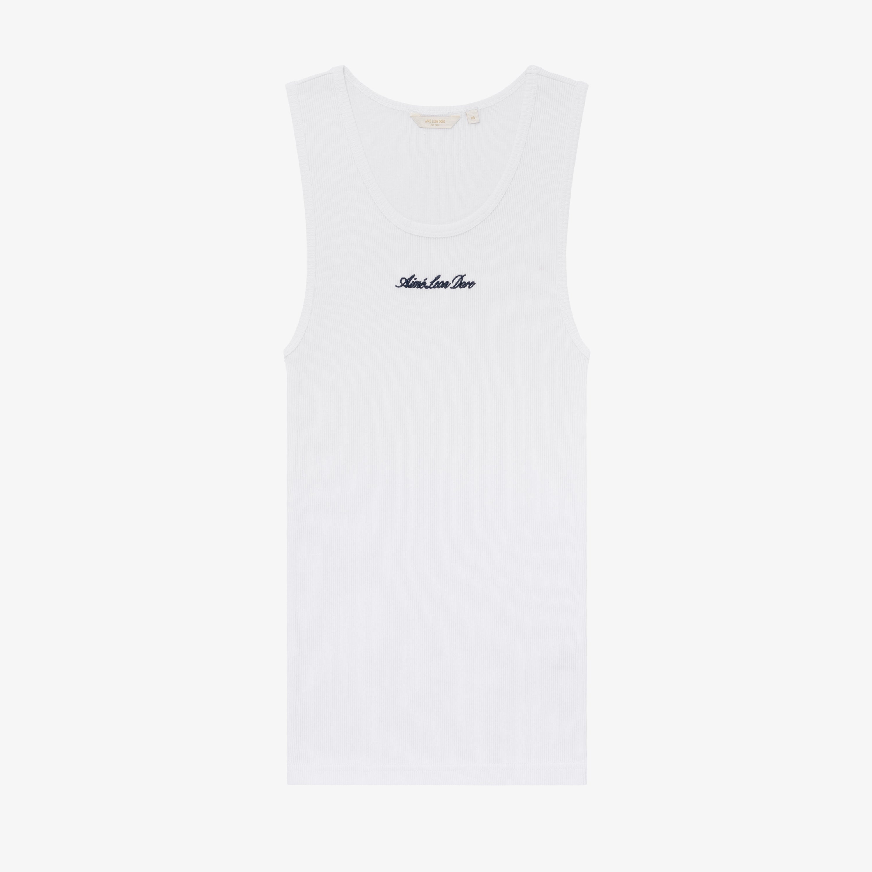 Embroidered Logo Tank   Top