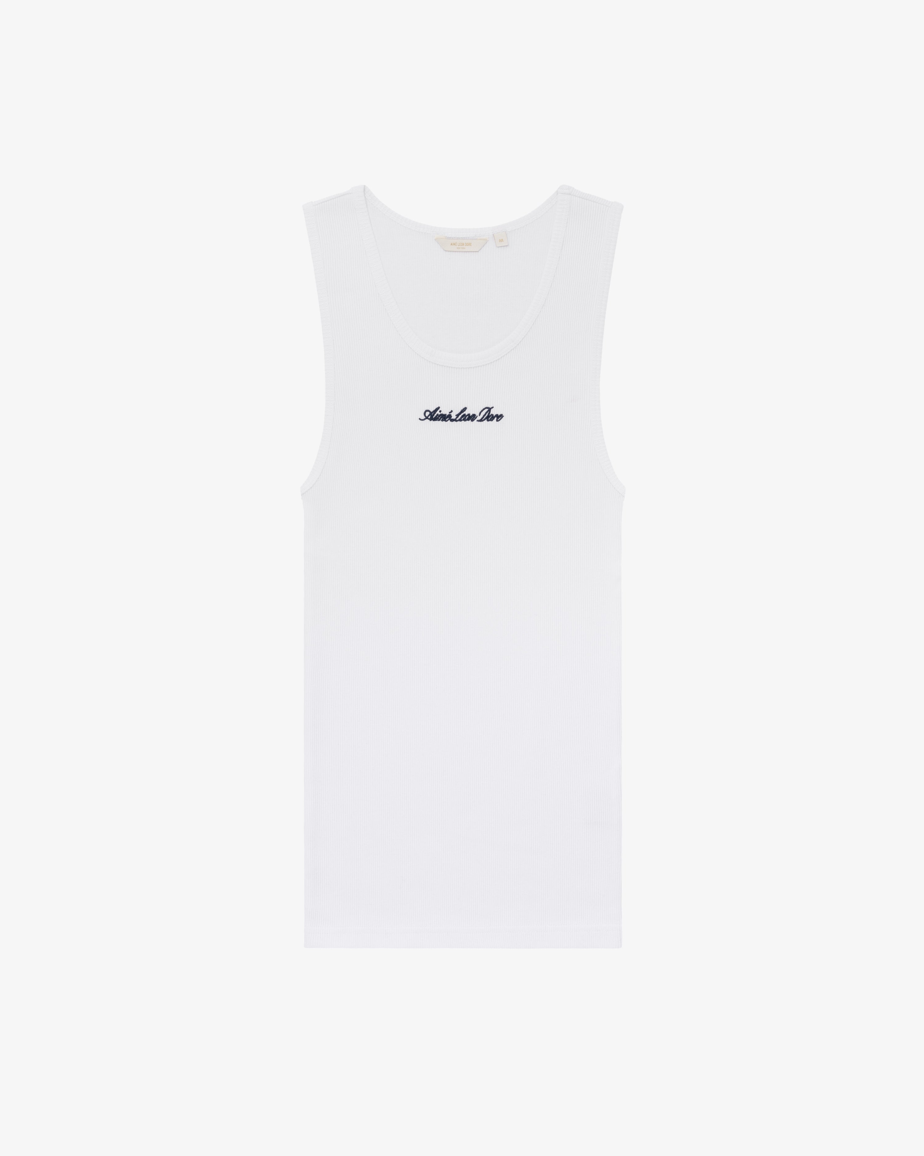 Embroidered Logo Tank   Top 2