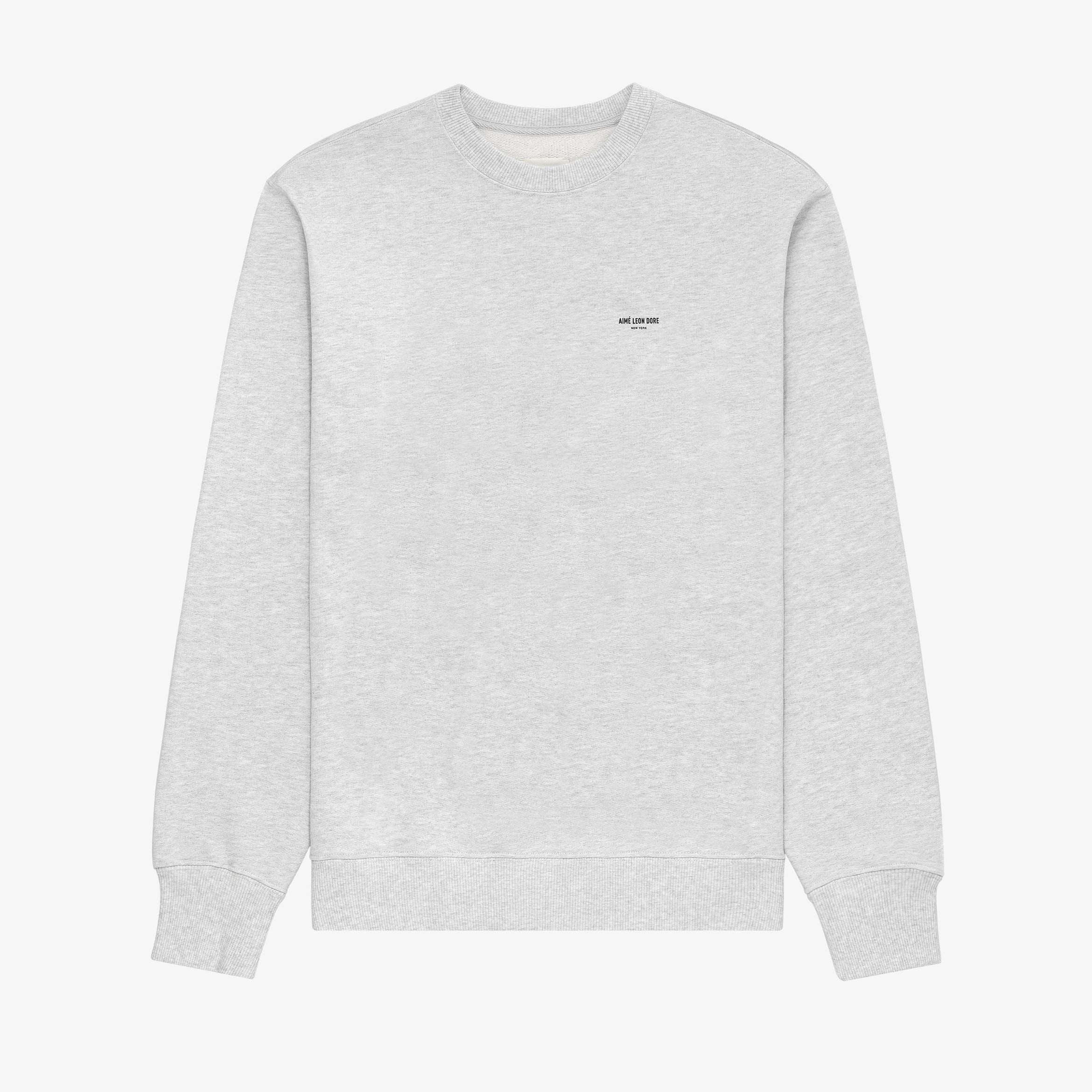 Micro   Logo  Crewneck   Sweatshirt