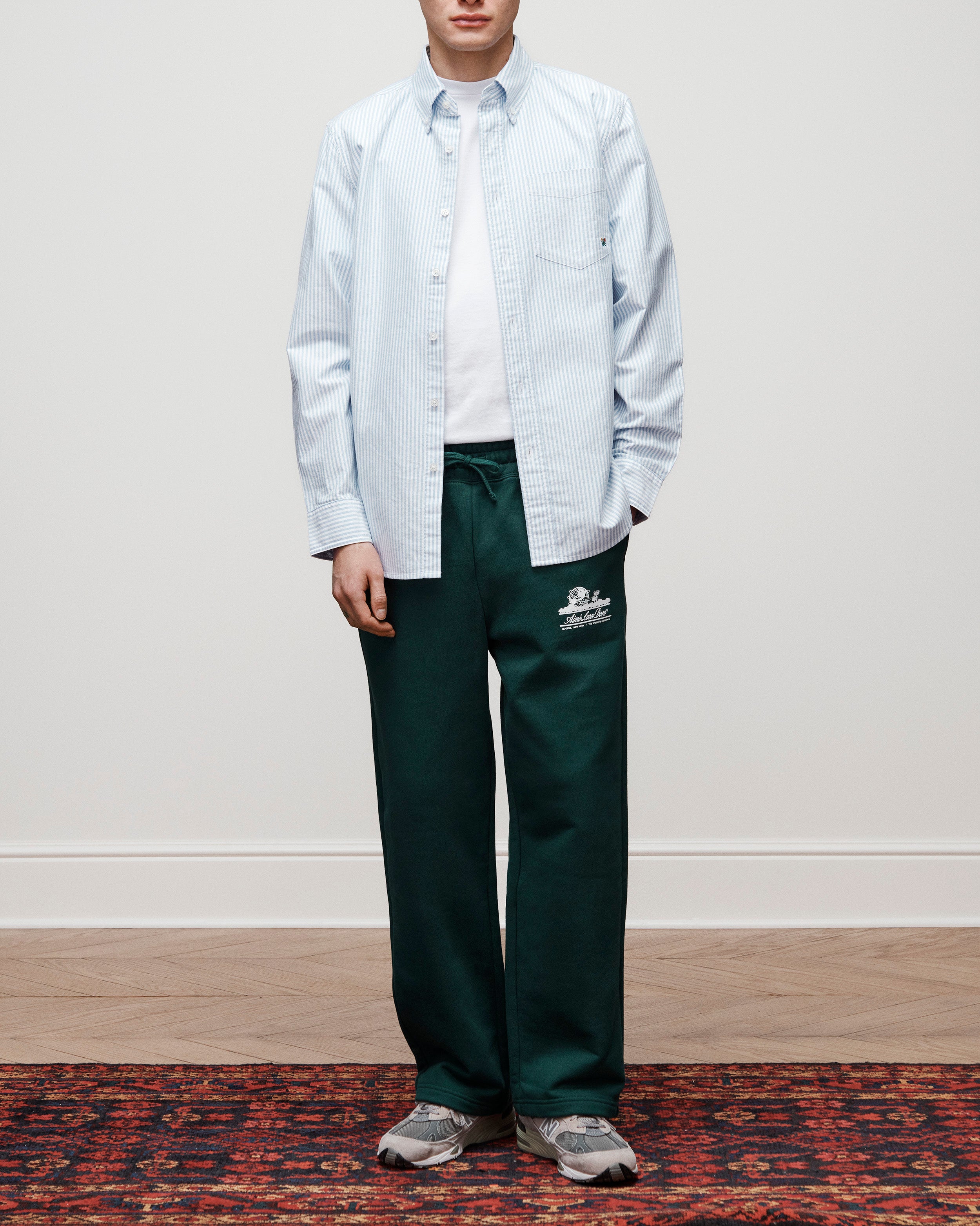 Striped     Crest    Oxford     Shirt 4