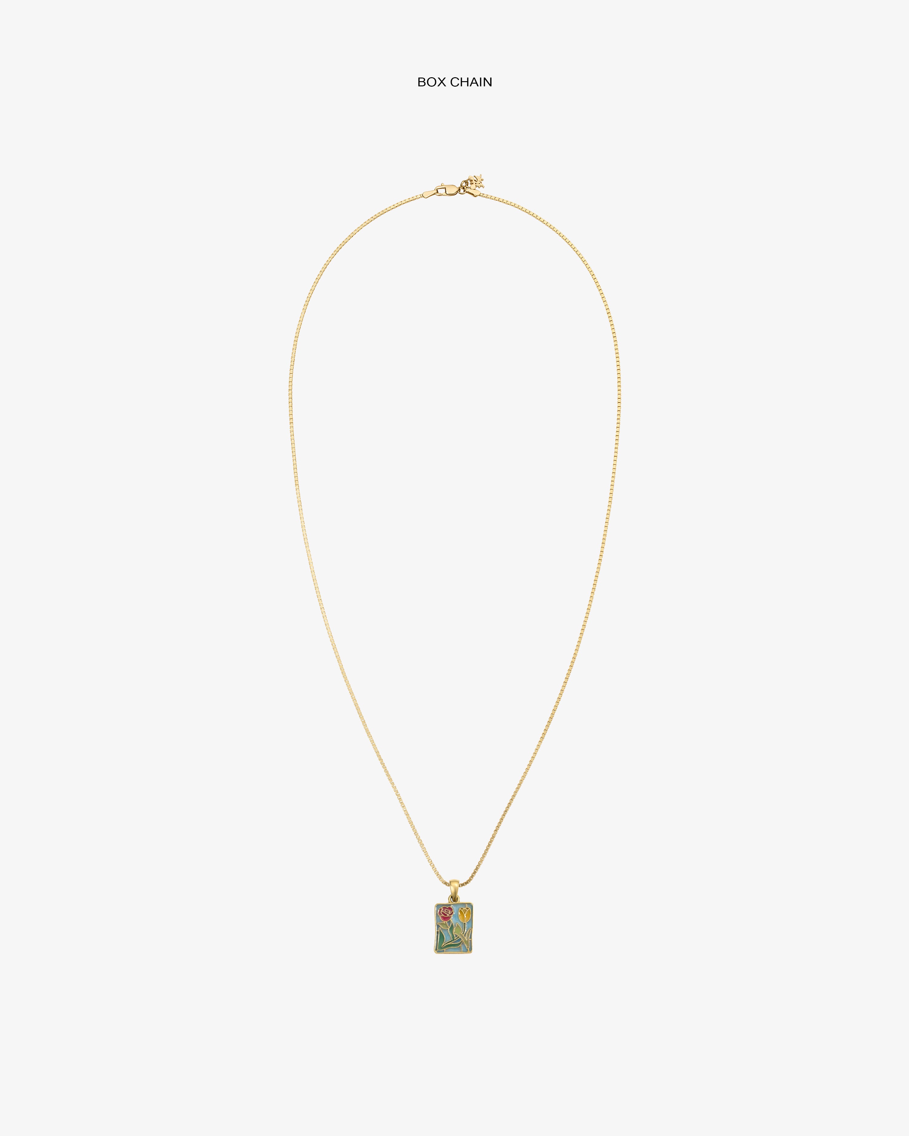 14Kt Gold Stained Glass Crest Pendant 4