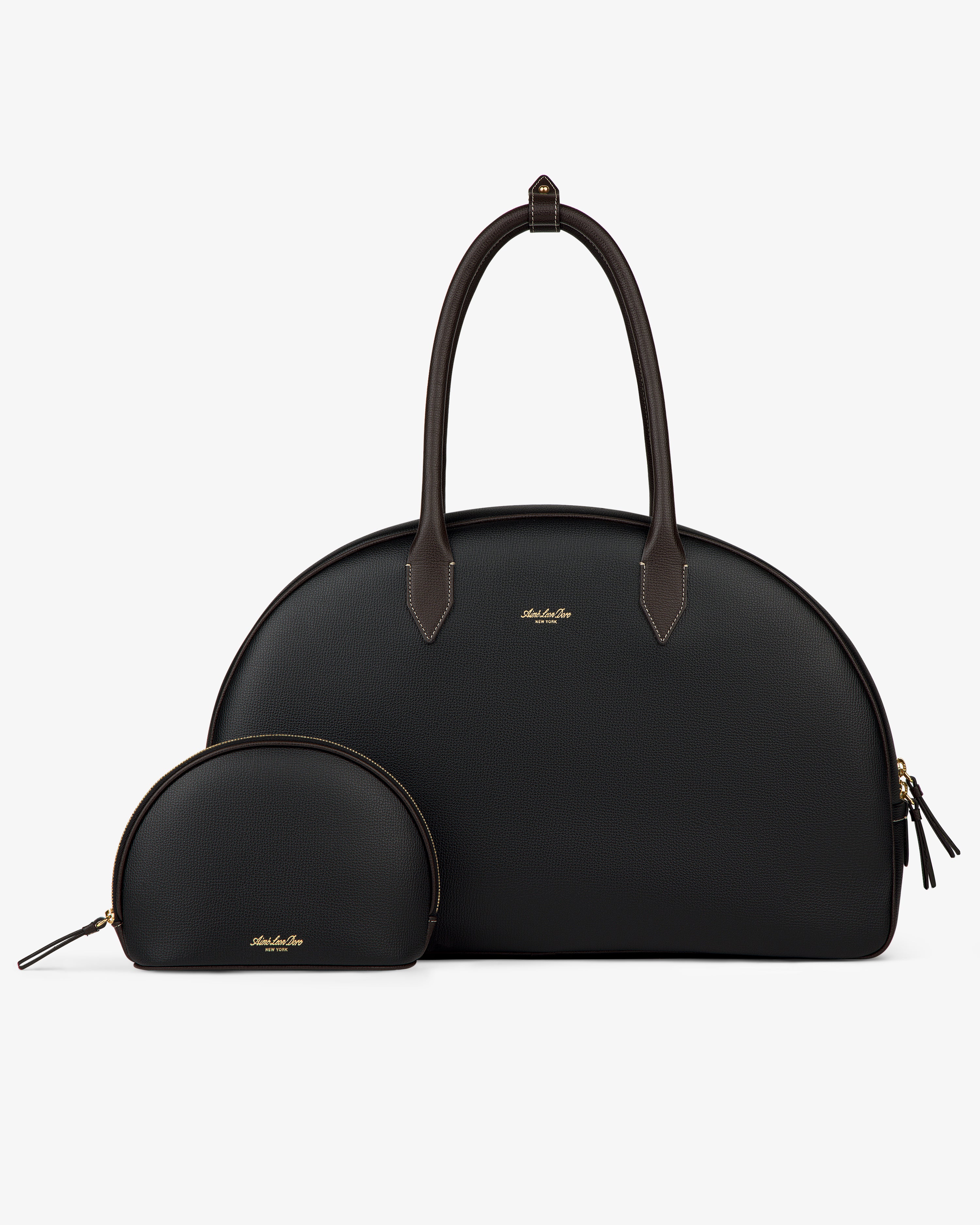 Full Grain Leather Crescent Shoulder Bag 3