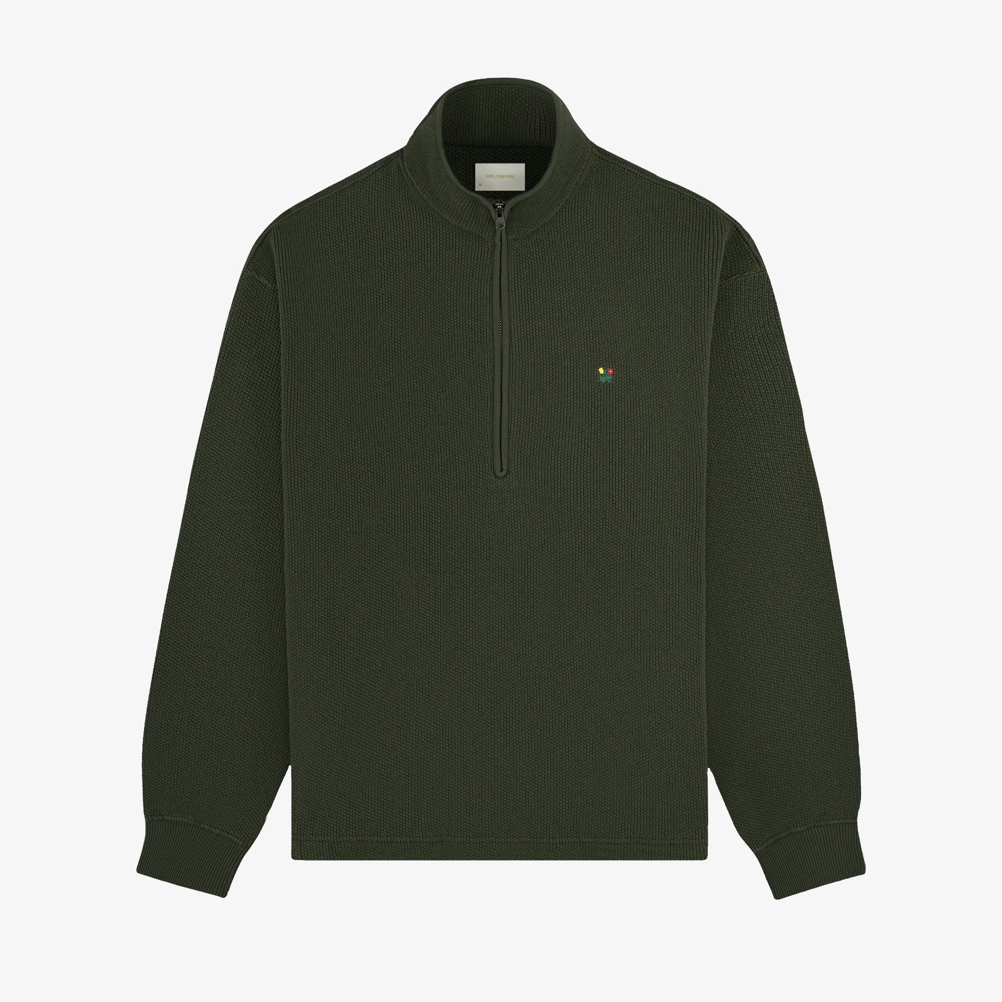 Crest Piqué Half-Zip Pullover