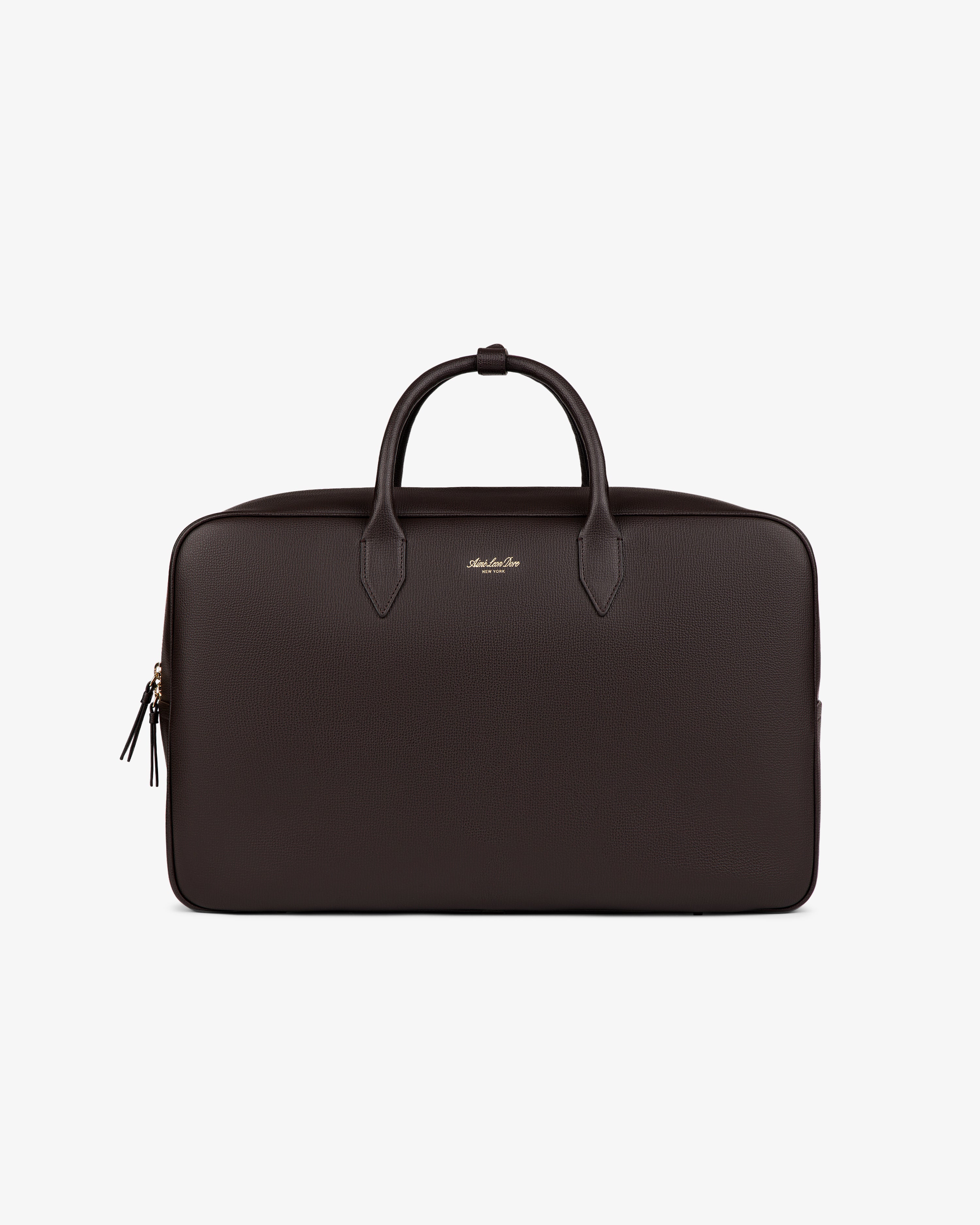Full Grain   Leather Briefcase Duffle 2