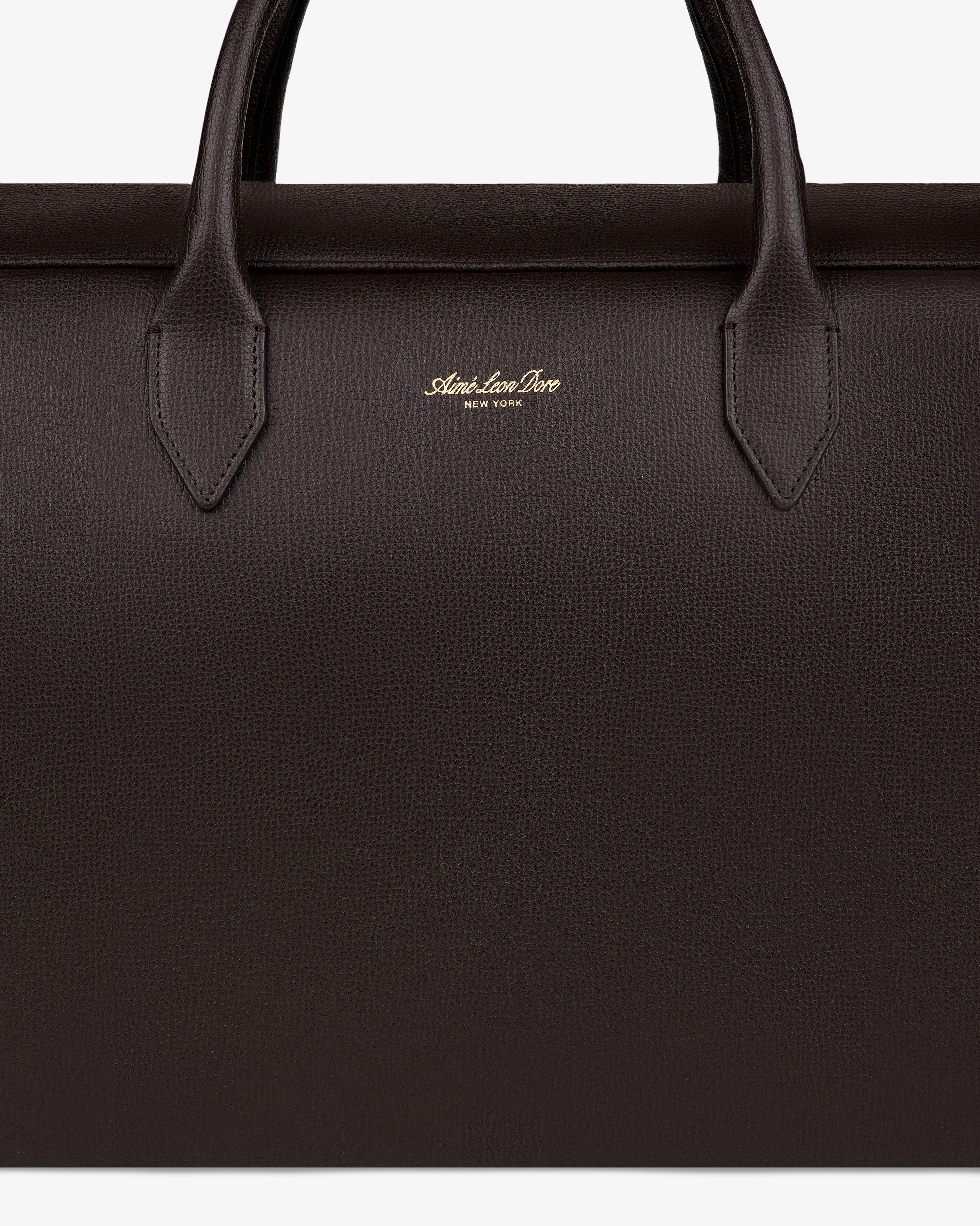 Full Grain   Leather Briefcase Duffle 3