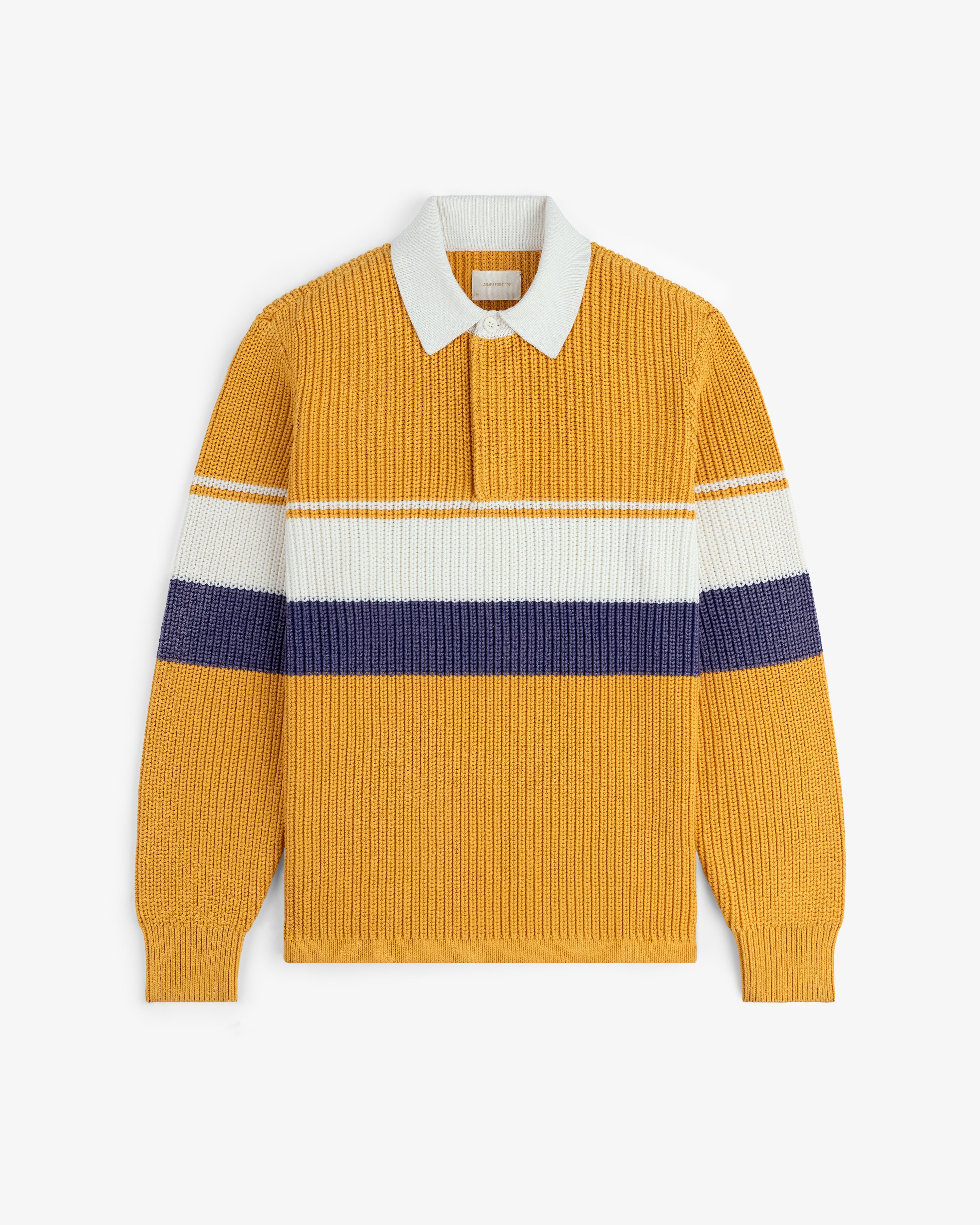 Striped Knit Rugby 2