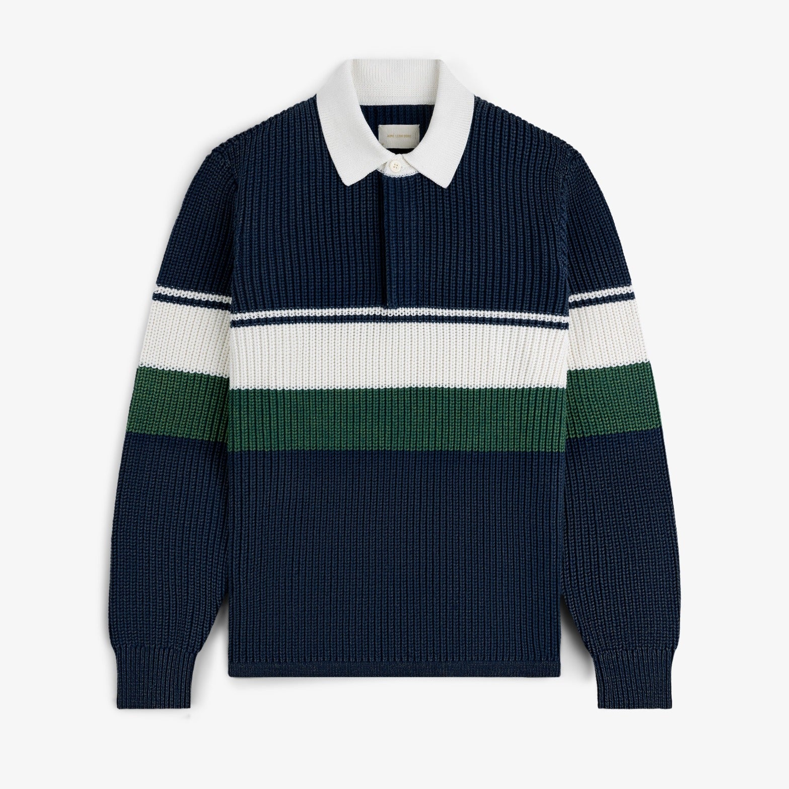 Striped Knit Rugby