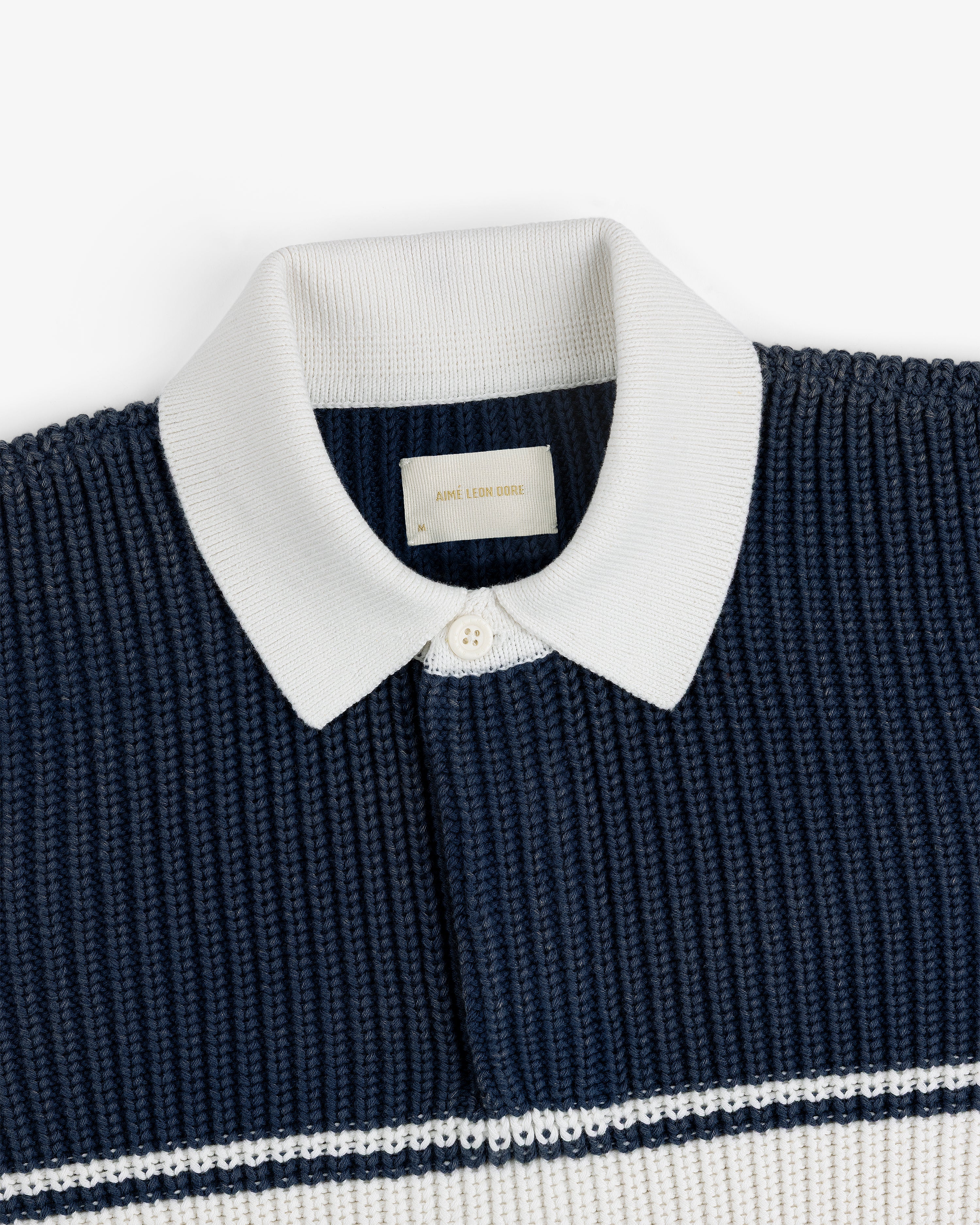 Striped Knit Rugby 3