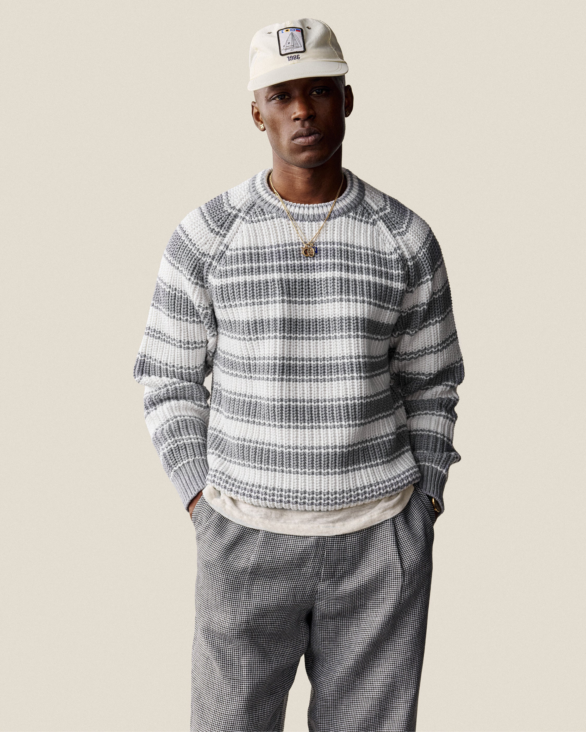 Striped Crewneck Sweater 3