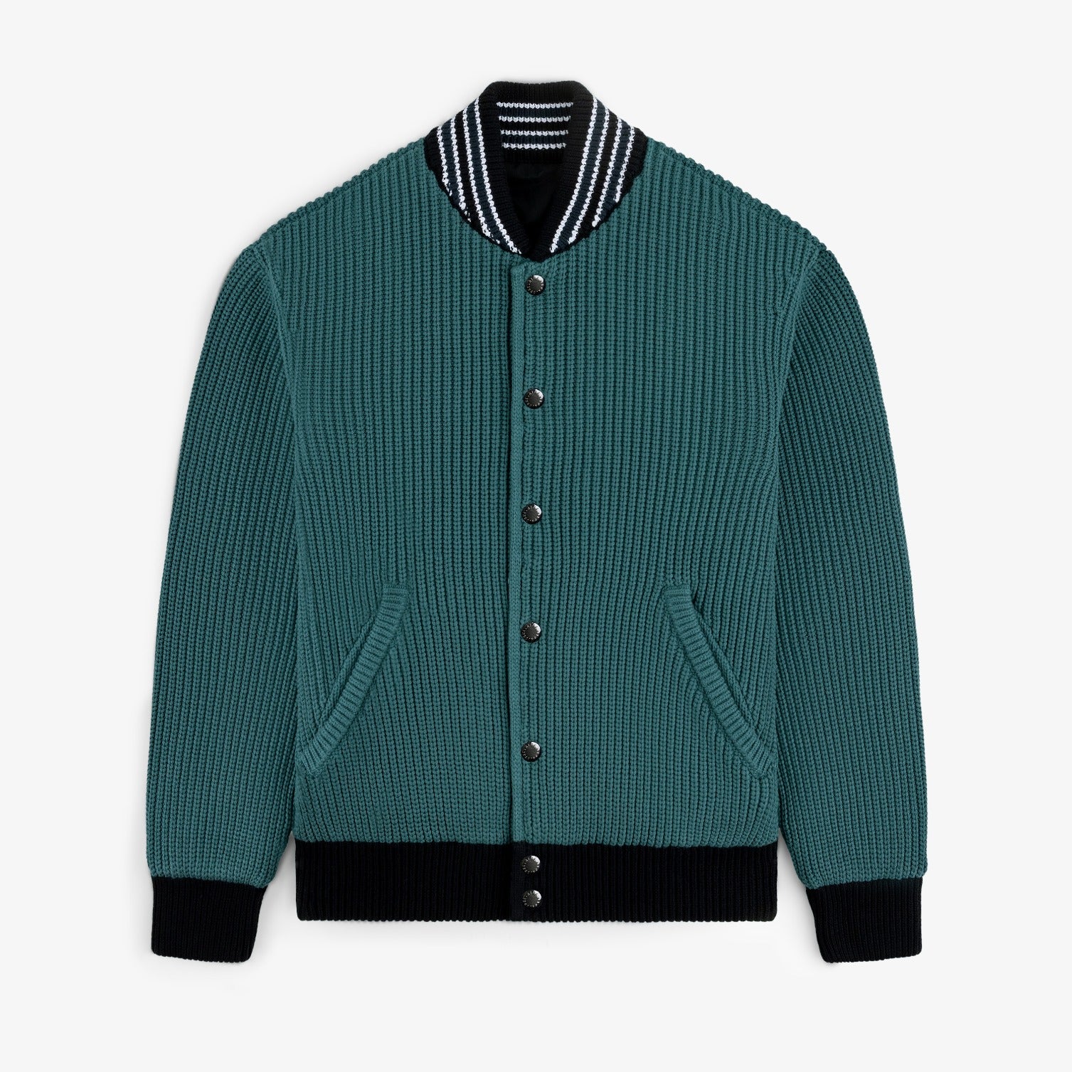 Reversible Knit Bomber Jacket