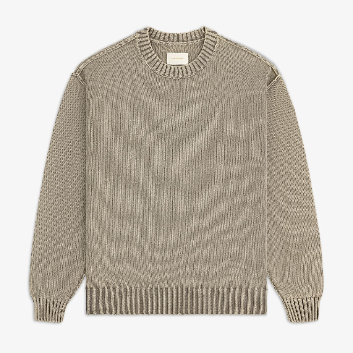 Washed Inside Out Sweater
