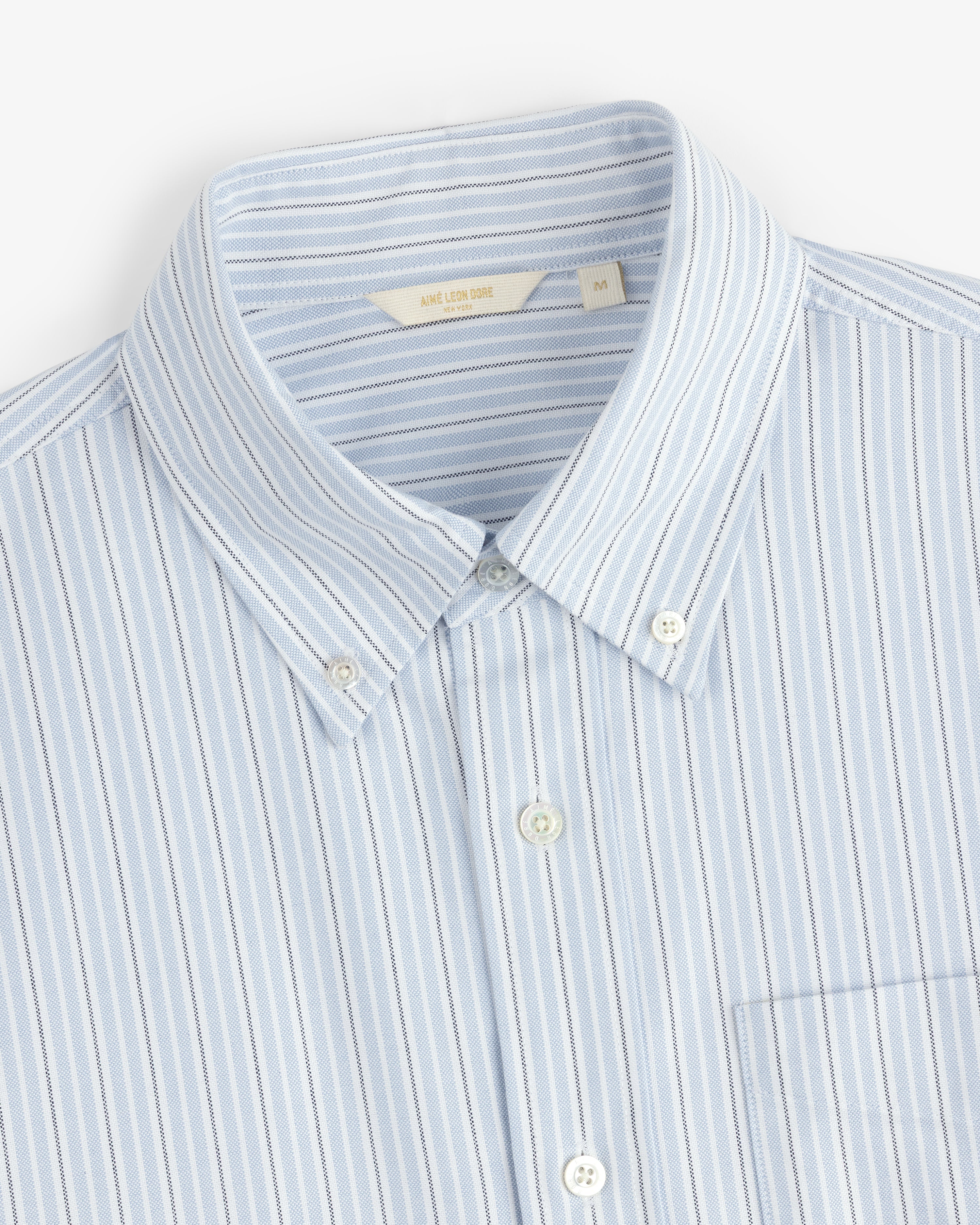 Yarn Dyed Striped Crest Shirt 3