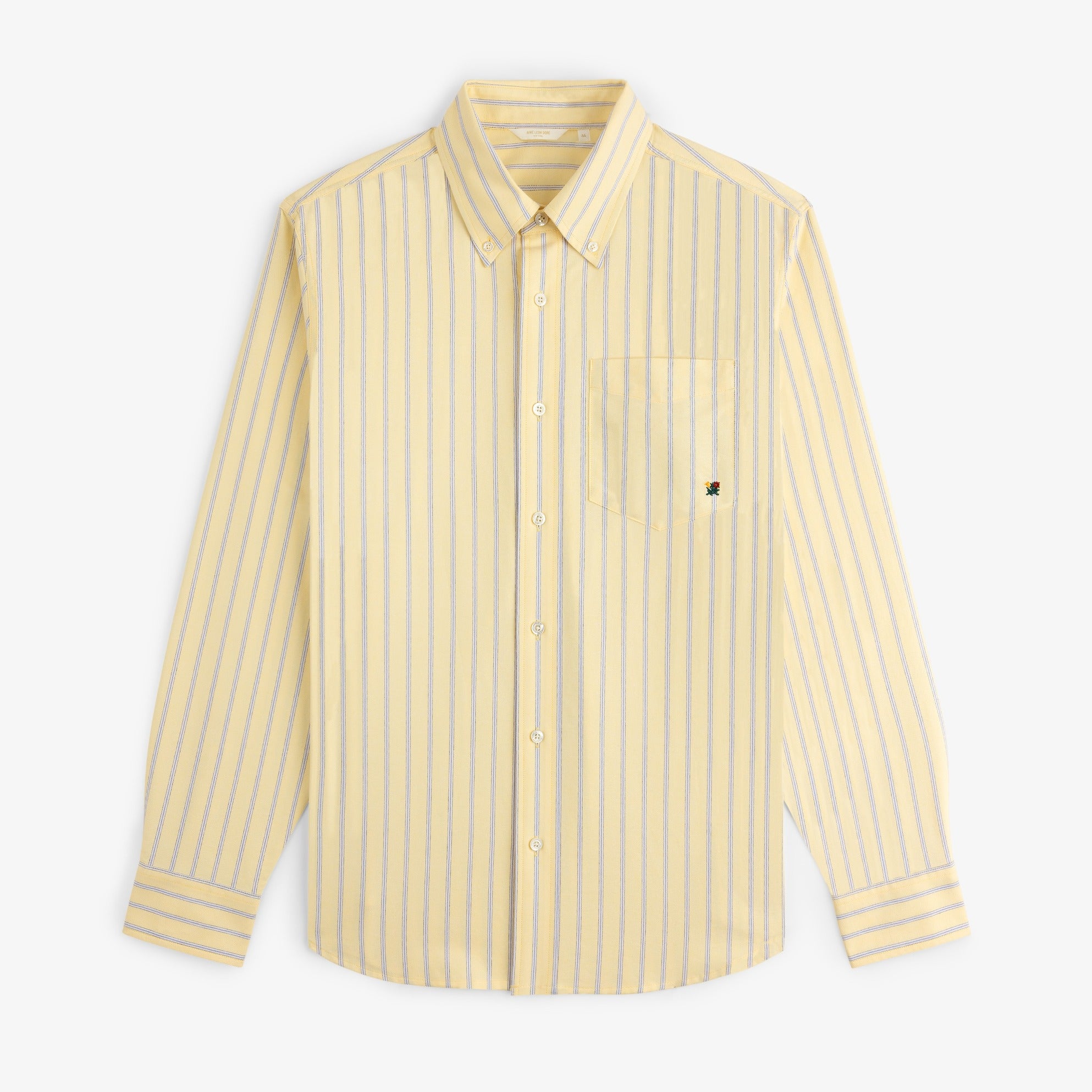Yarn Dyed Striped Crest Shirt