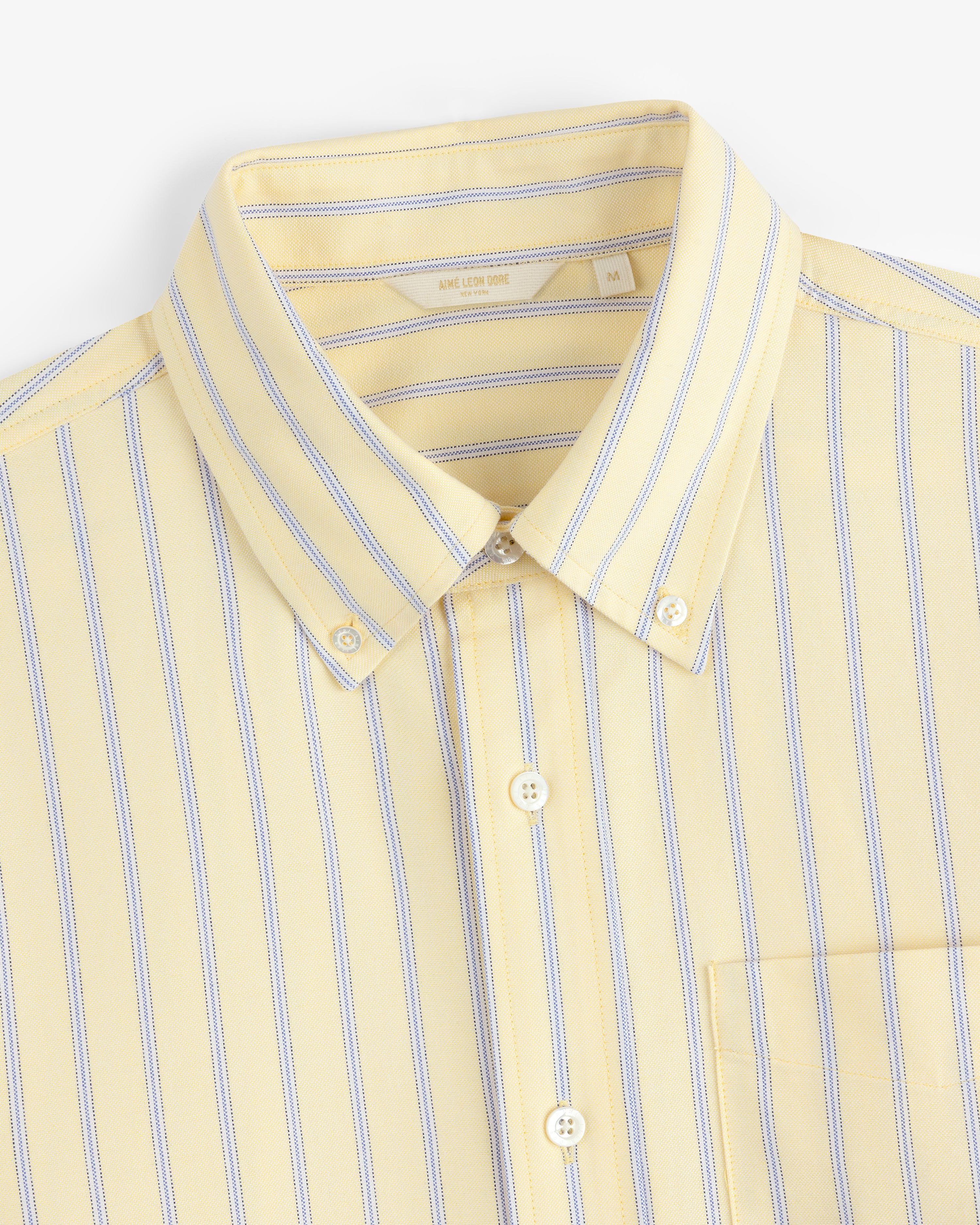 Yarn Dyed Striped Crest Shirt 4