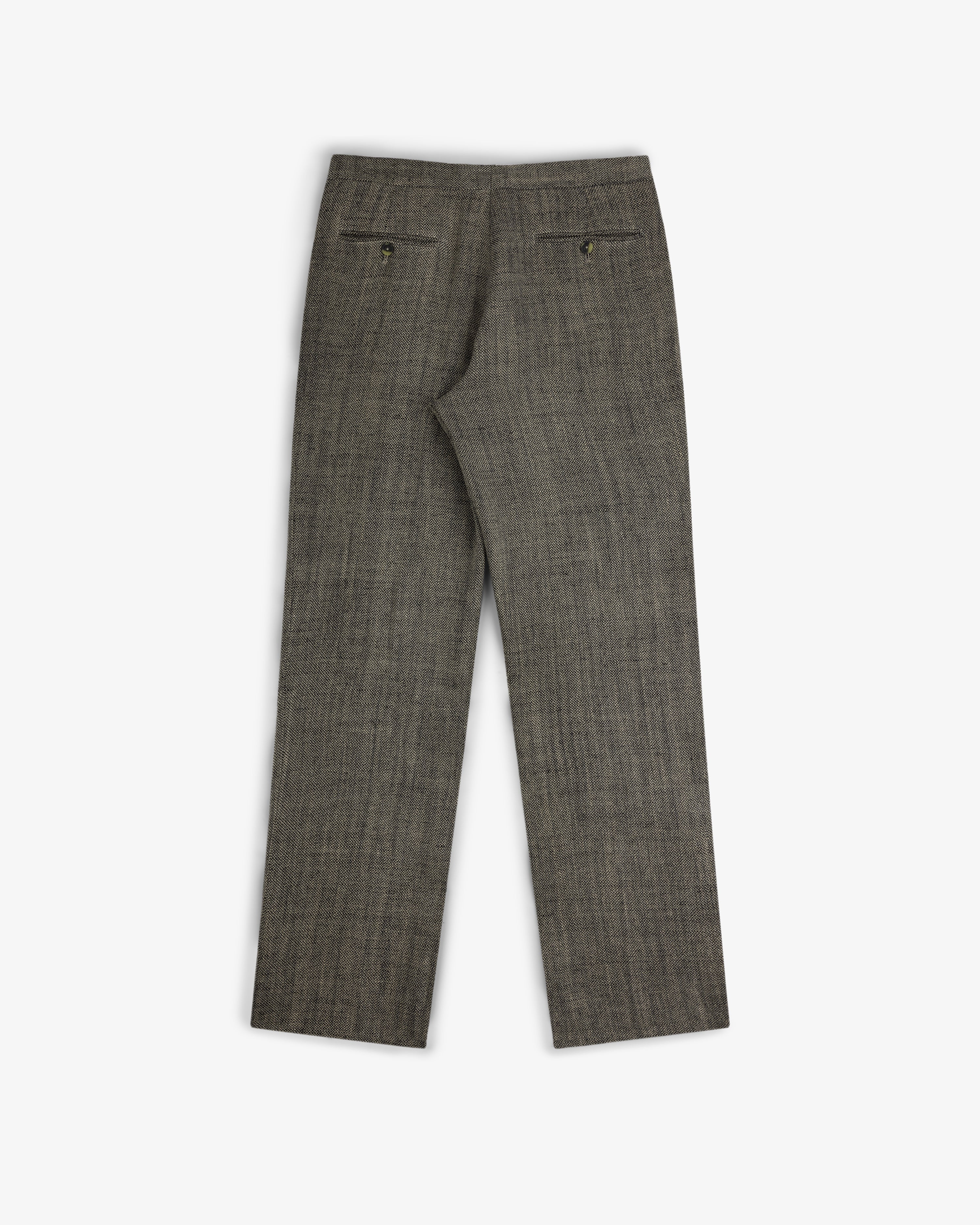 Yarn Dyed Linen Suit Trouser 4