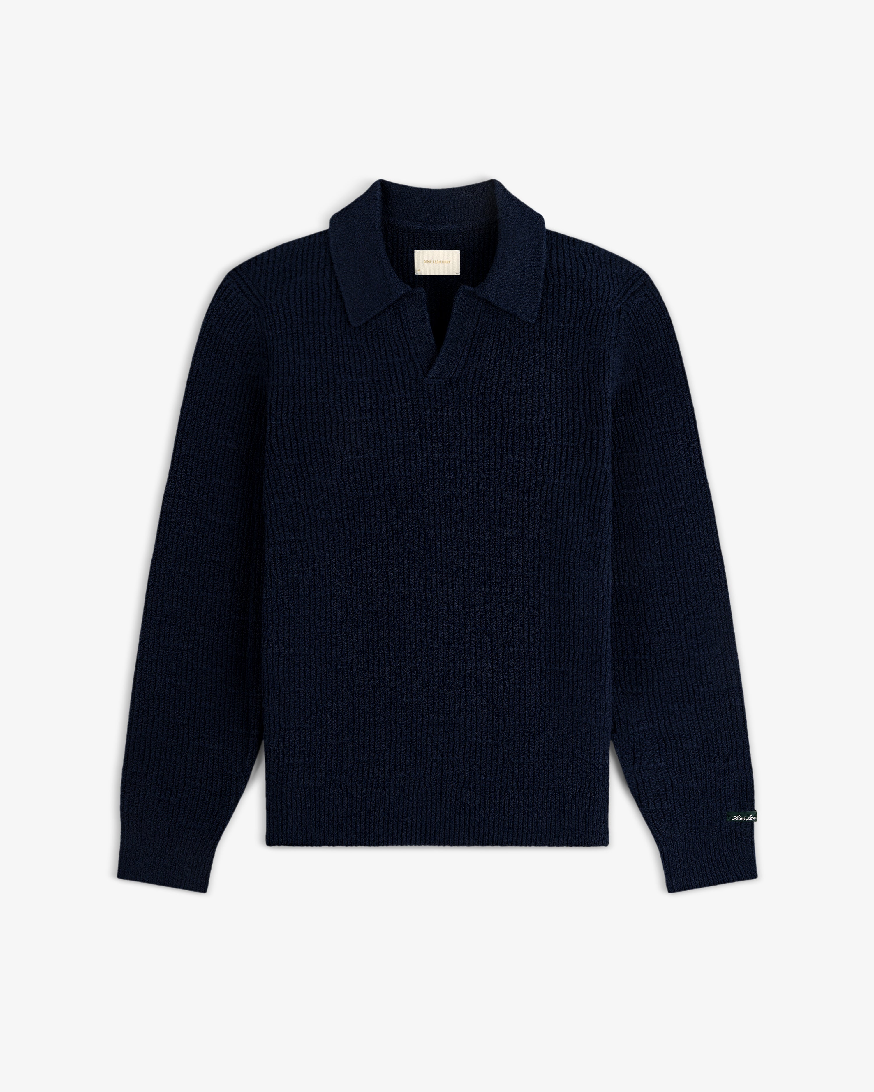 Long-Sleeve Boucle Polo 2