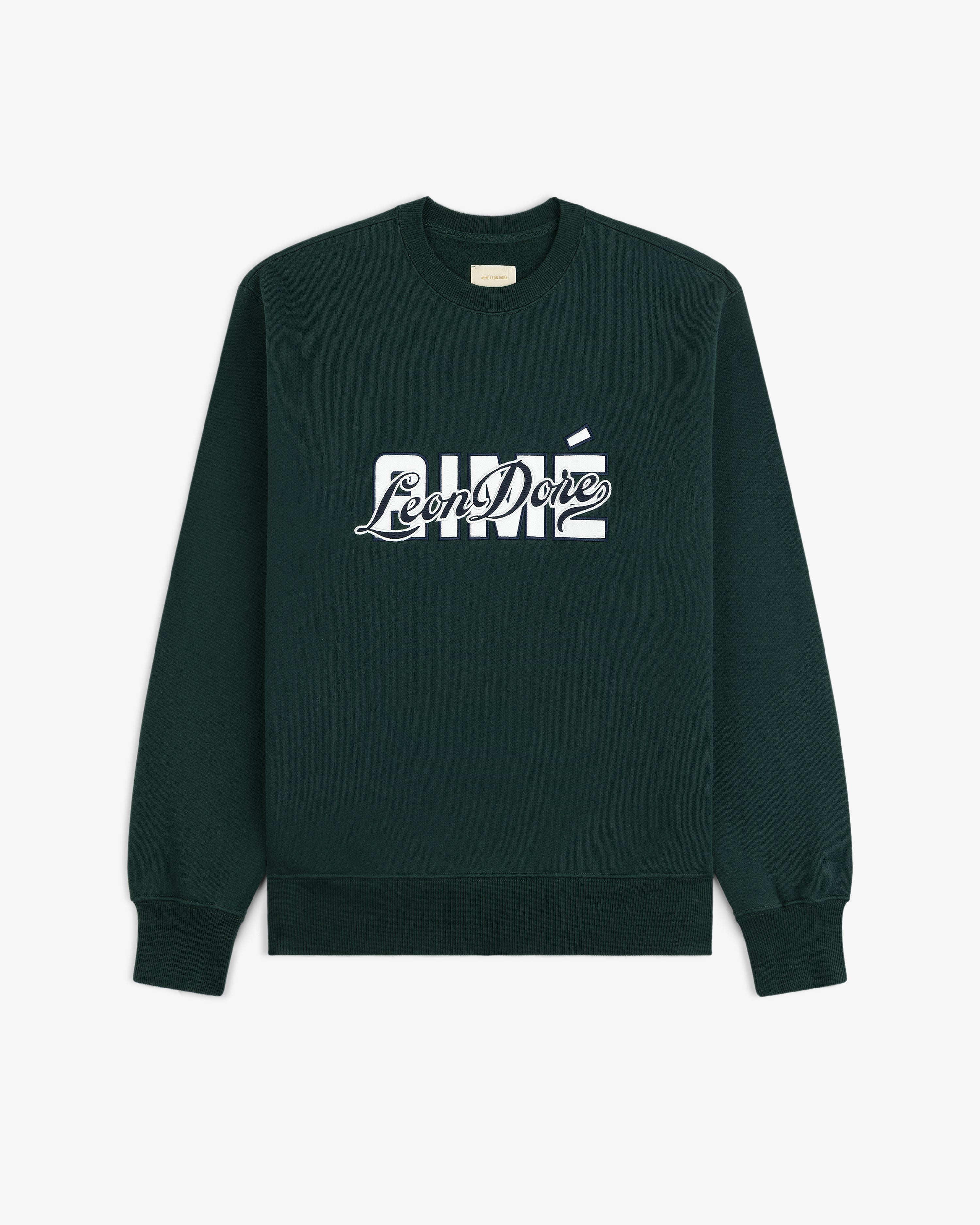 Overlay Logo Crewneck Sweatshirt 2