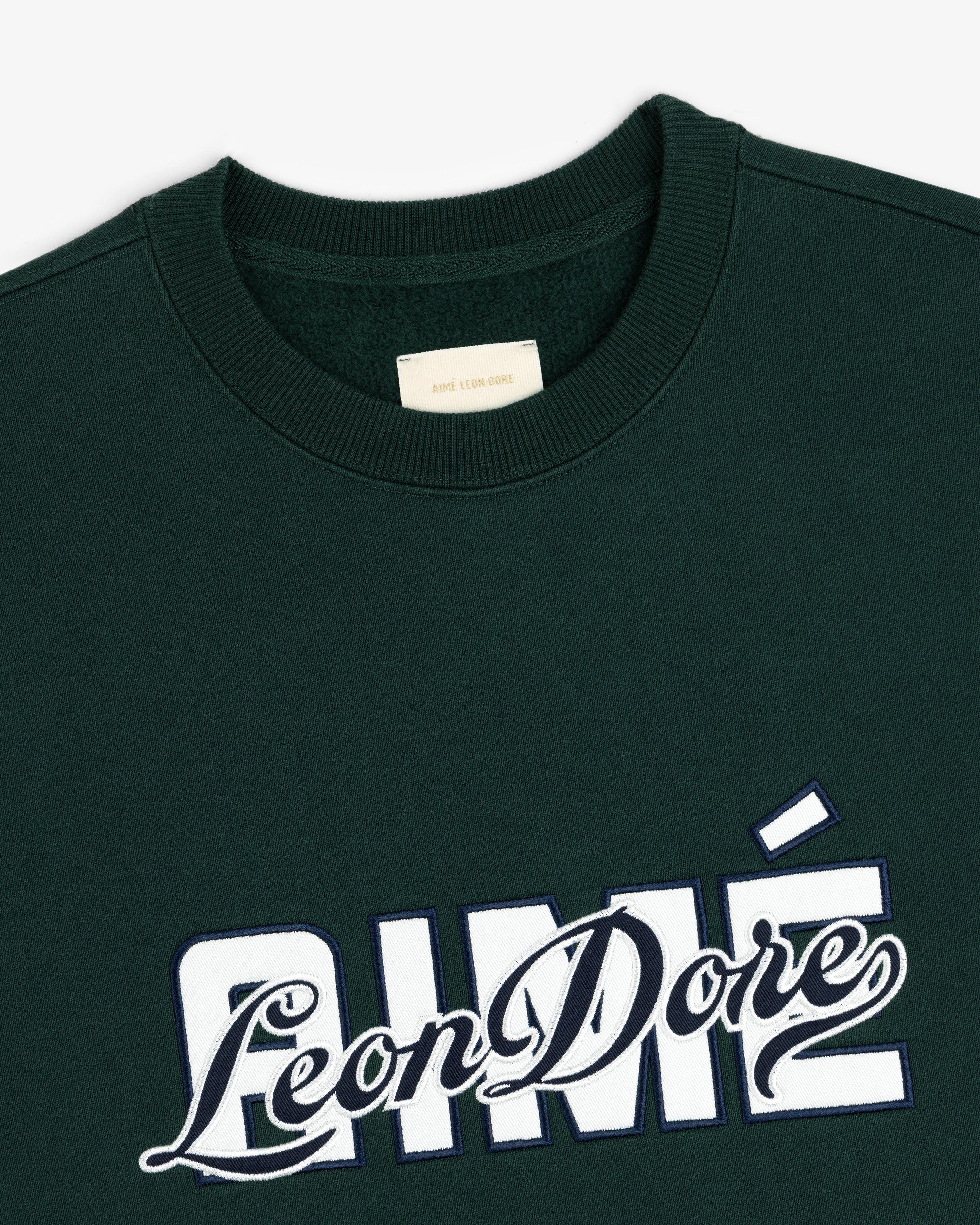 Overlay Logo Crewneck Sweatshirt 3