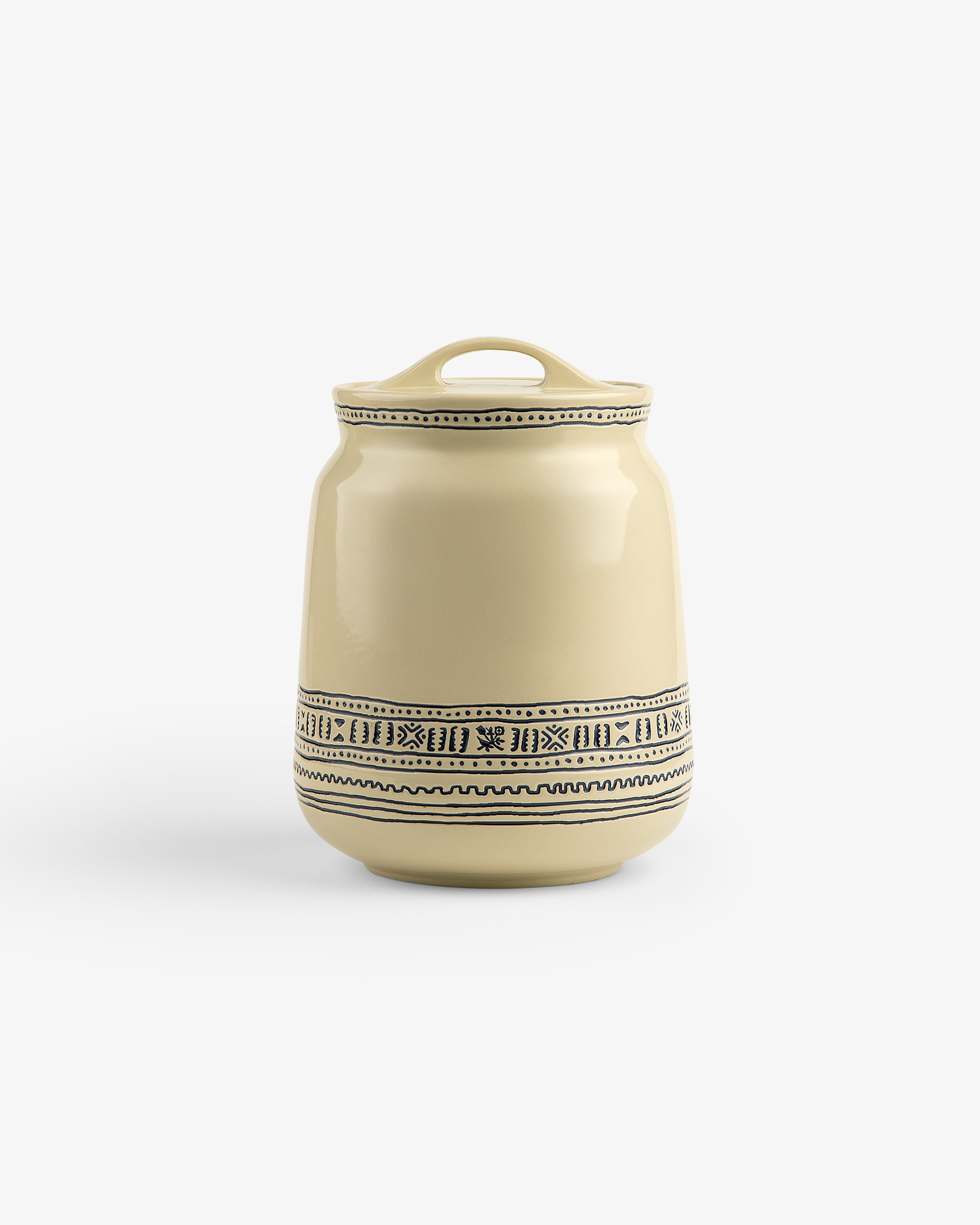 Textile Patterned Treat Jar 2