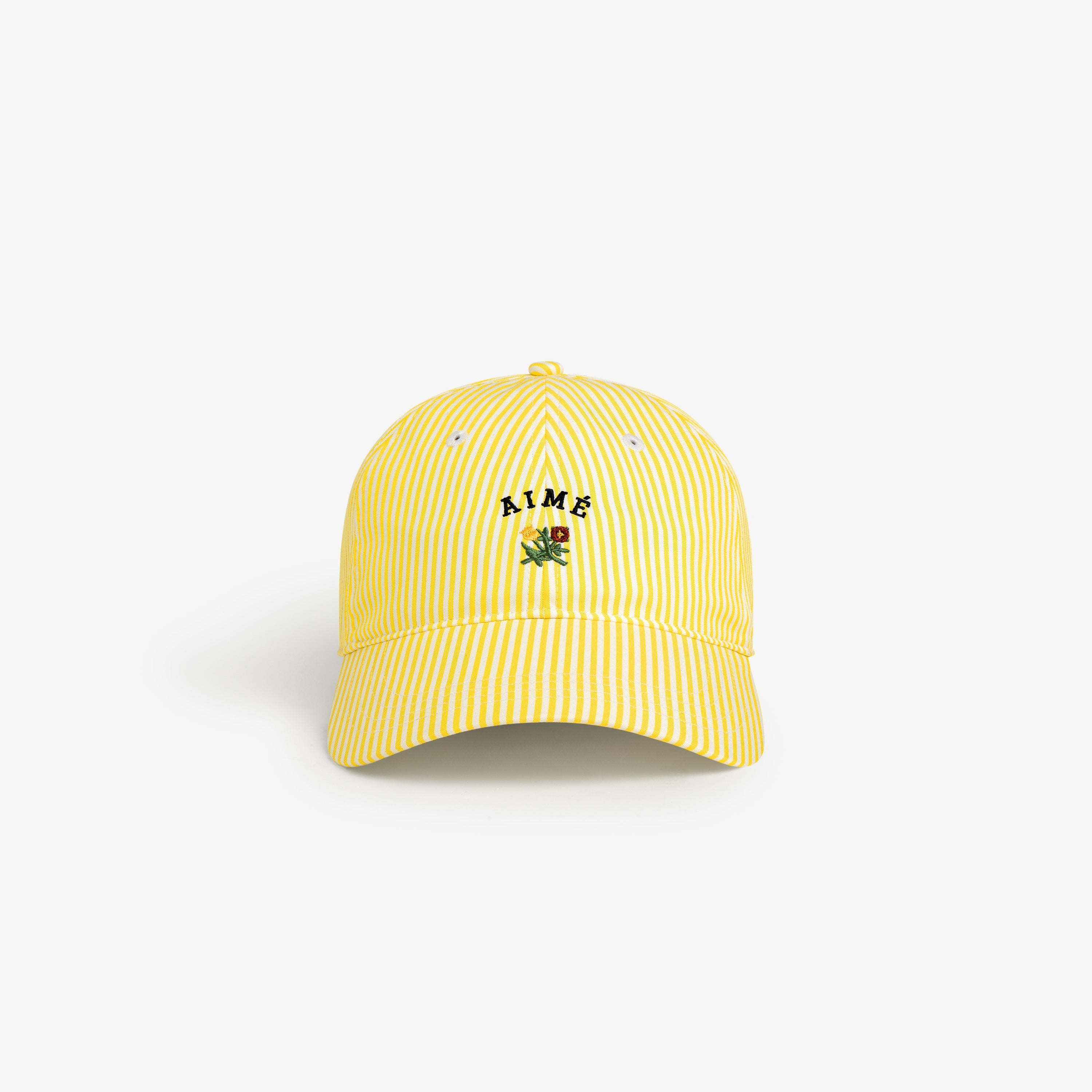 Striped Crest Logo Hat
