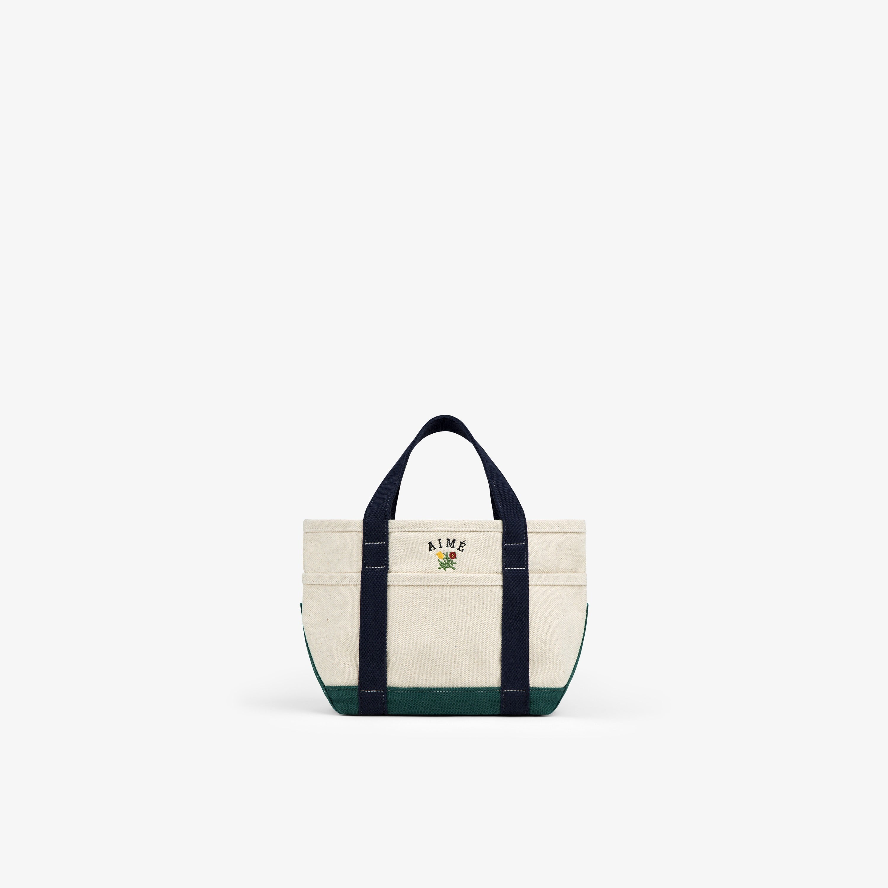 Mini Crest Contrast Tote Bag