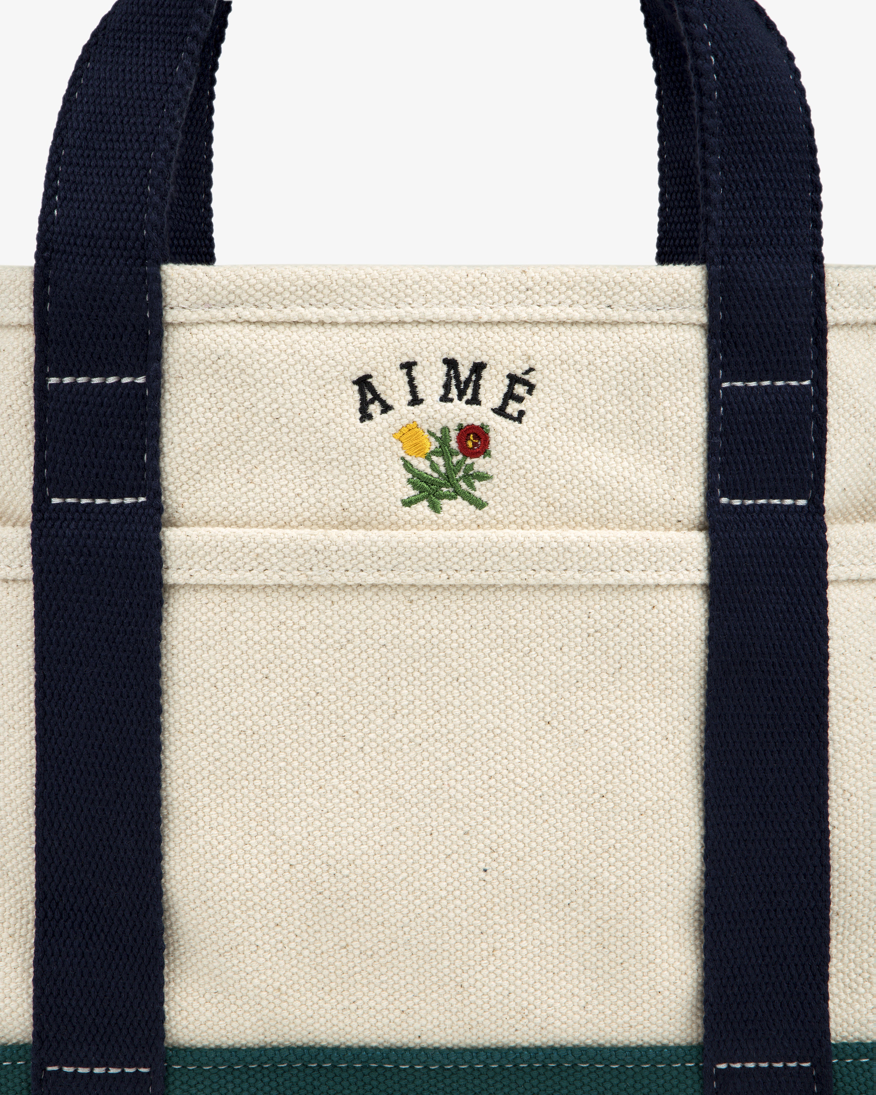 Mini Crest Contrast Tote Bag 4