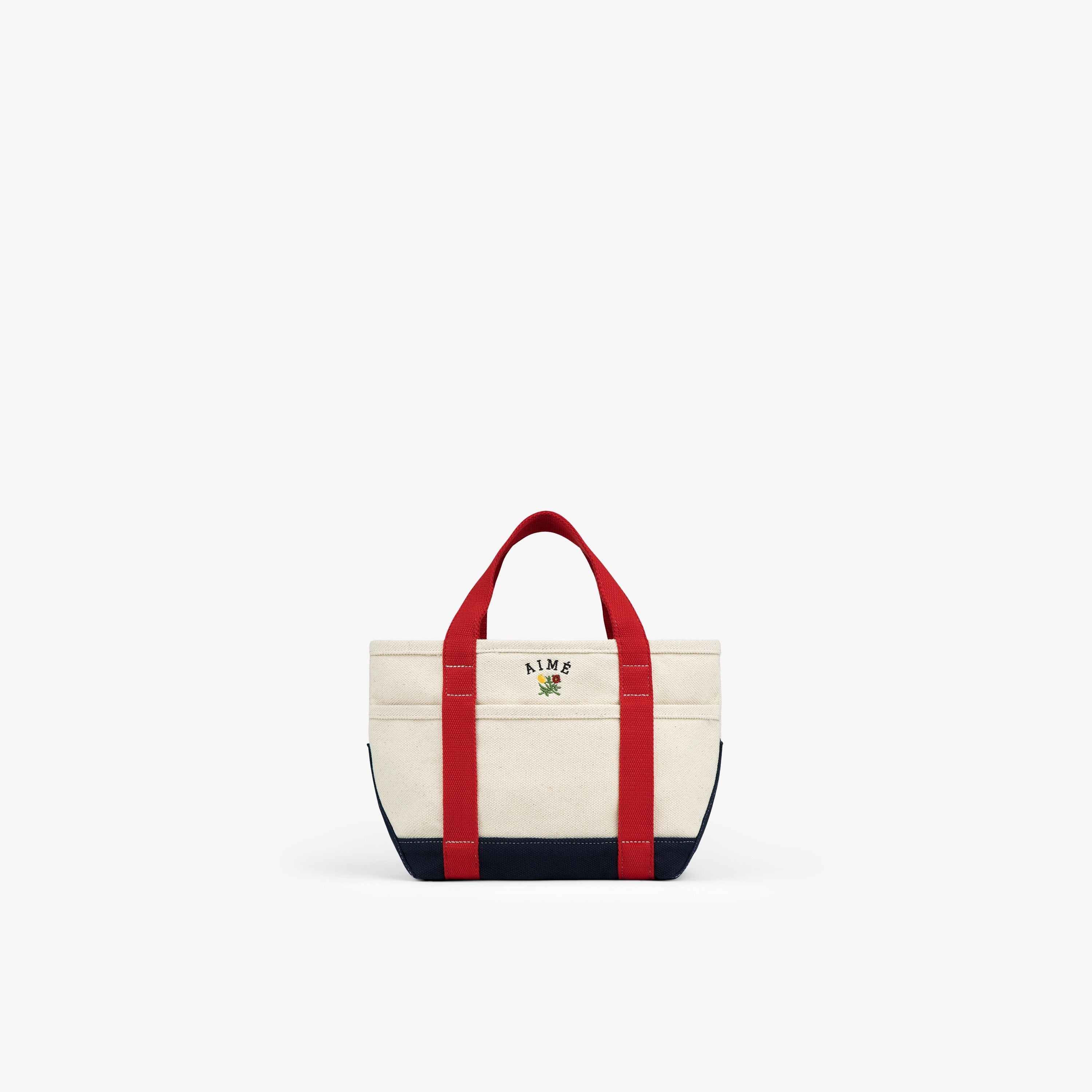 Mini Crest Contrast Tote Bag