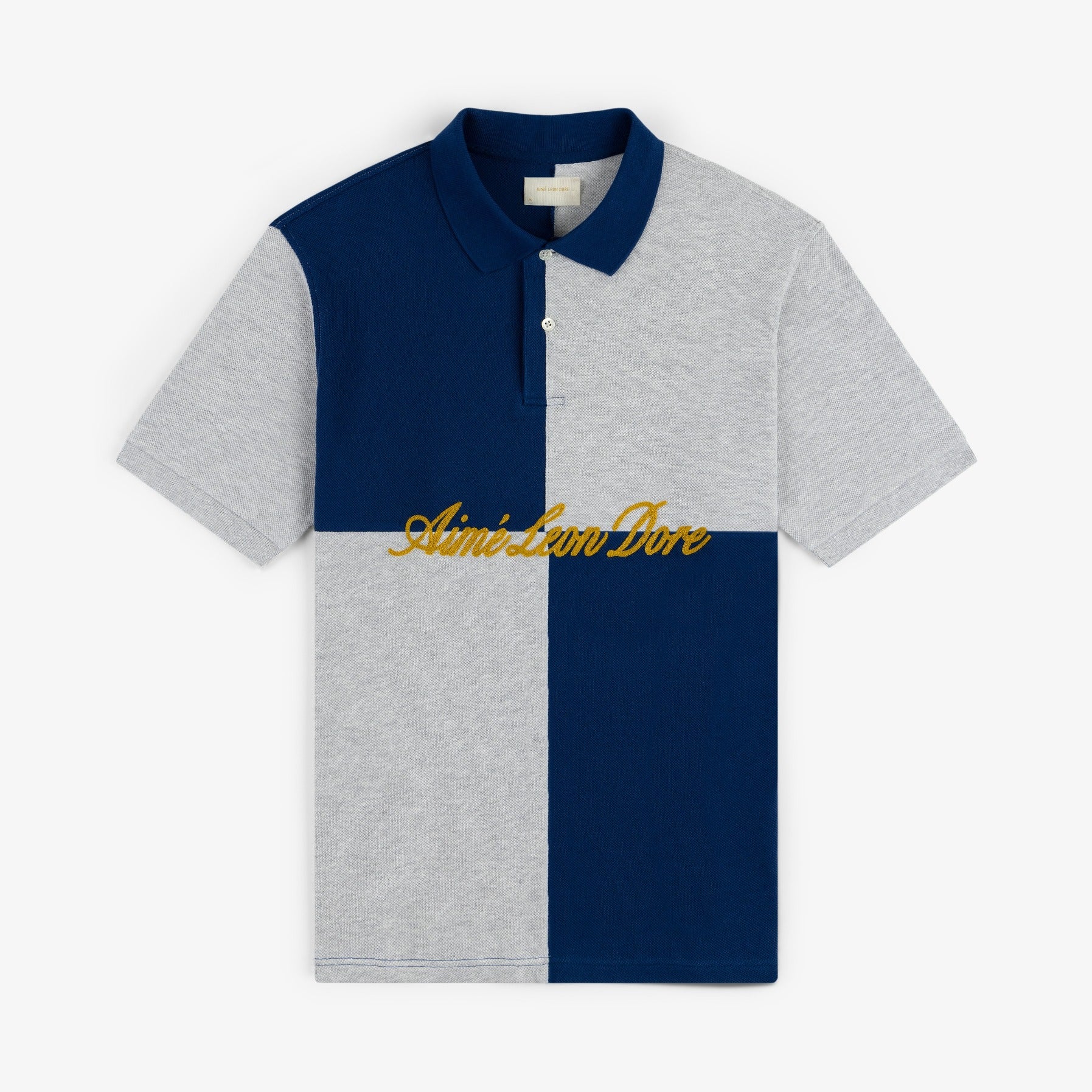 Color Blocked Pique Polo
