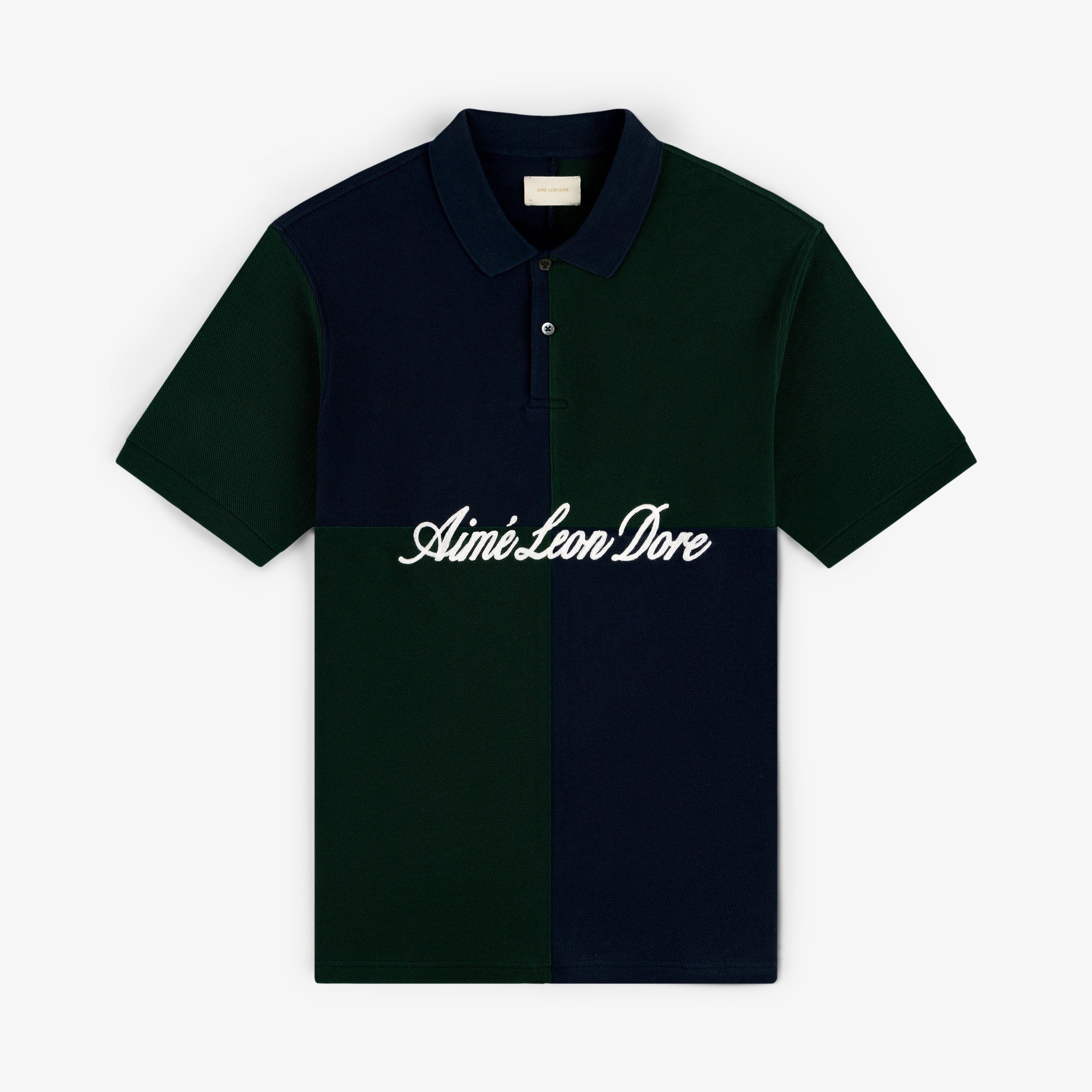 Color Blocked Pique Polo