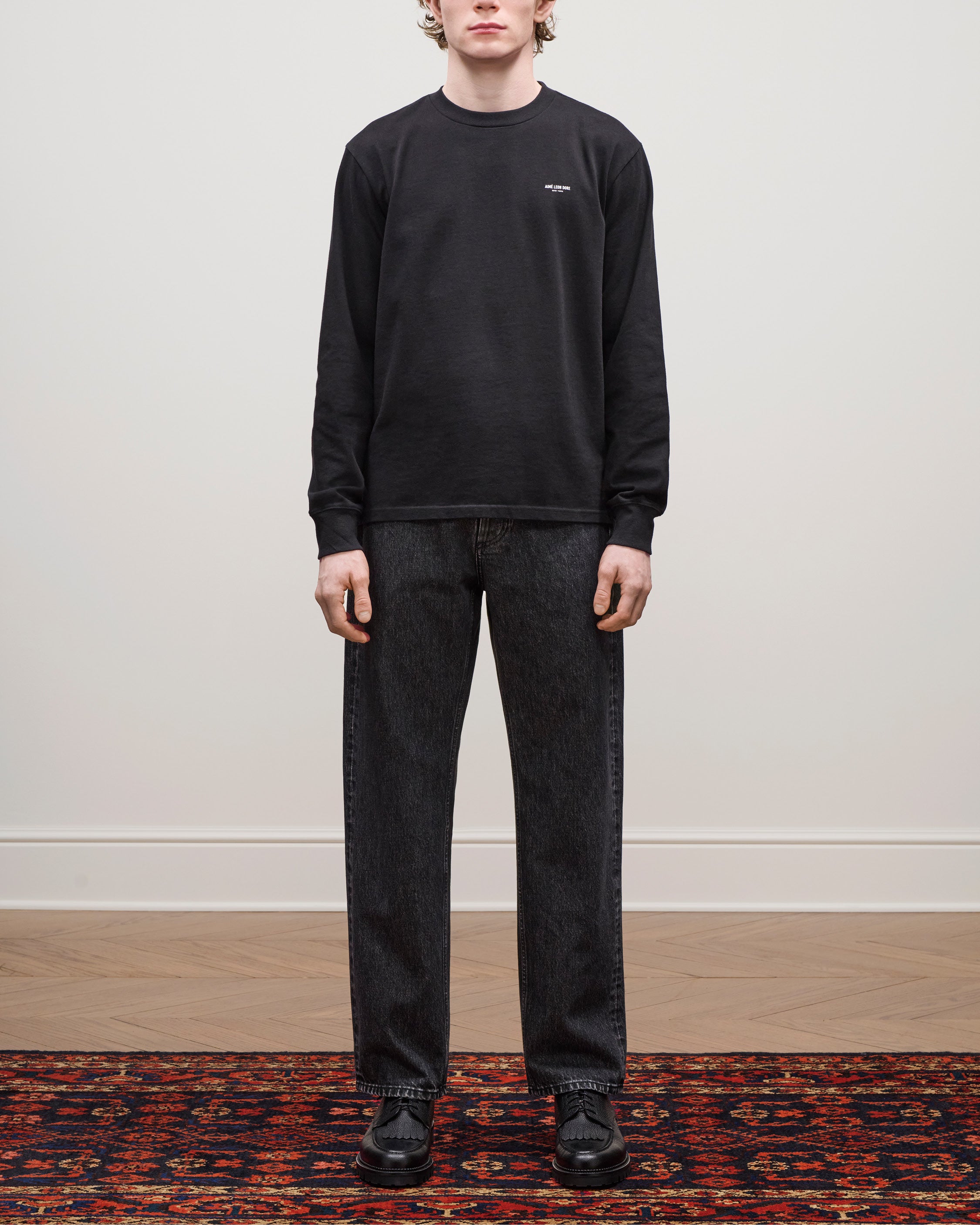 Long-Sleeve Micro Logo Tee 3