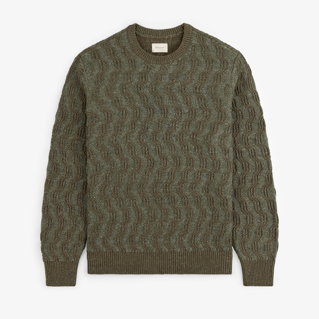 Linen Blend Cable Knit Sweater