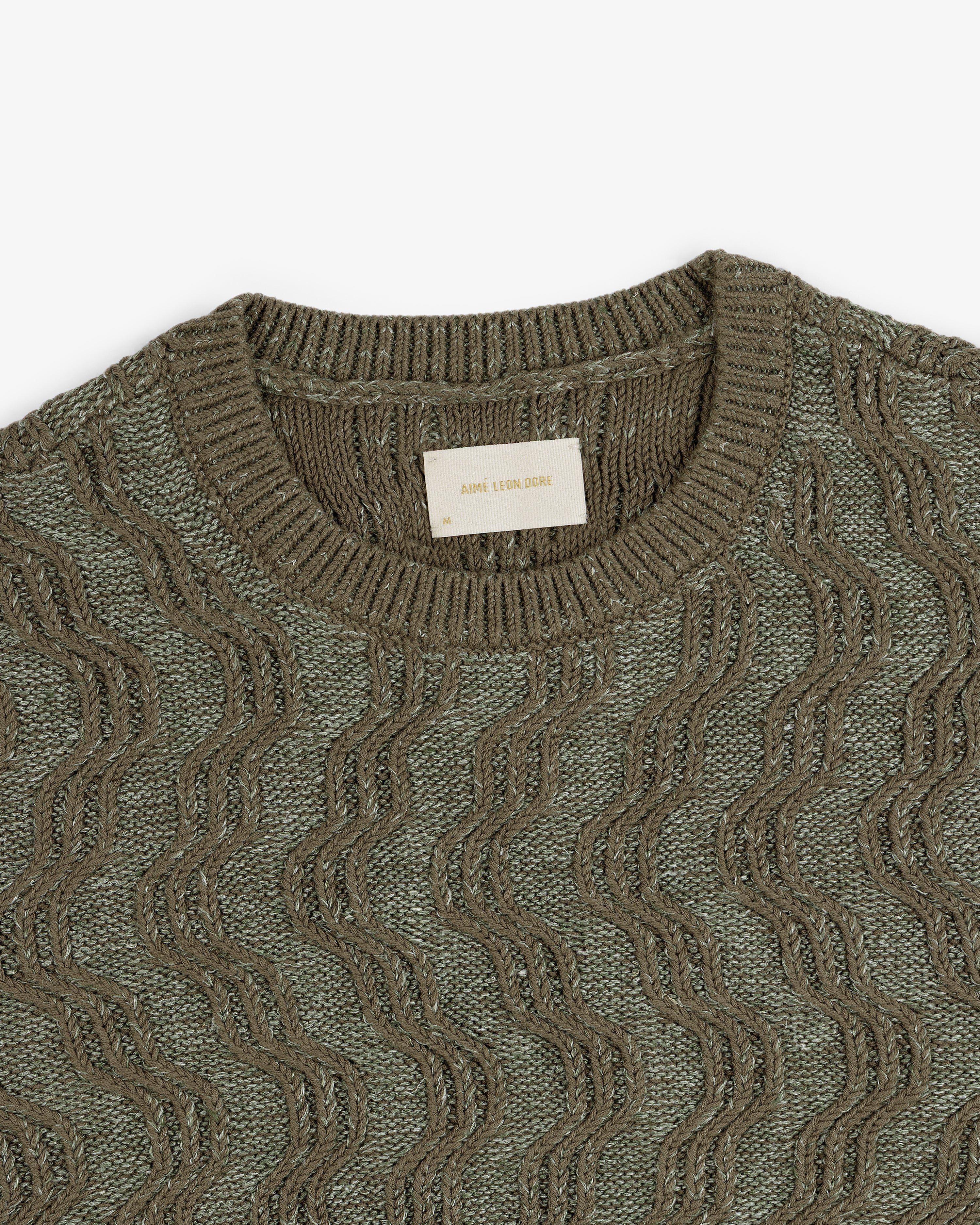 Linen Blend Cable Knit Sweater 4