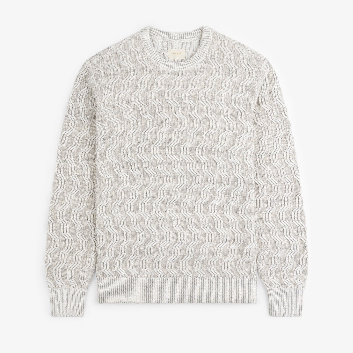 Linen Blend Cable Knit Sweater