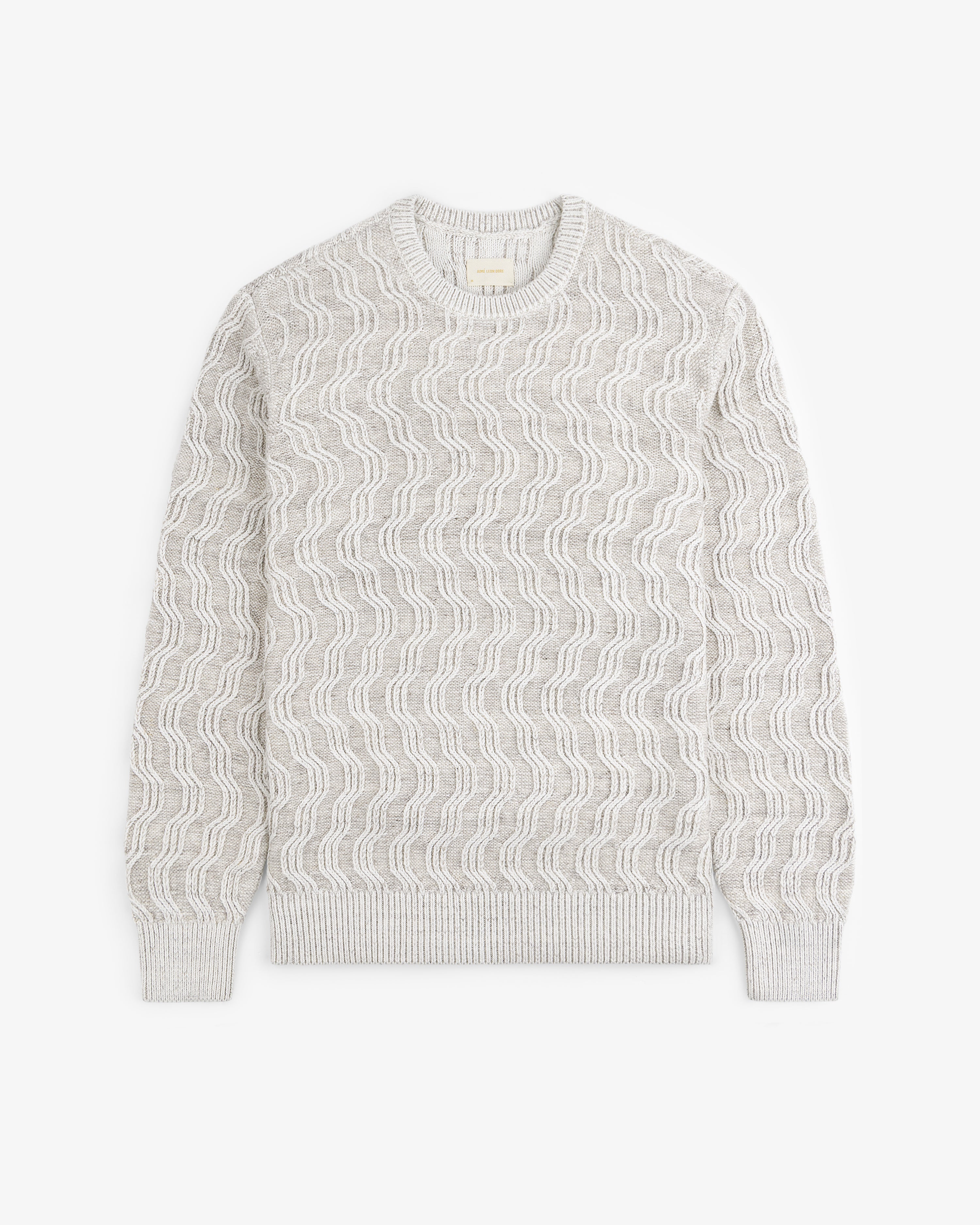 Linen Blend Cable Knit Sweater 2
