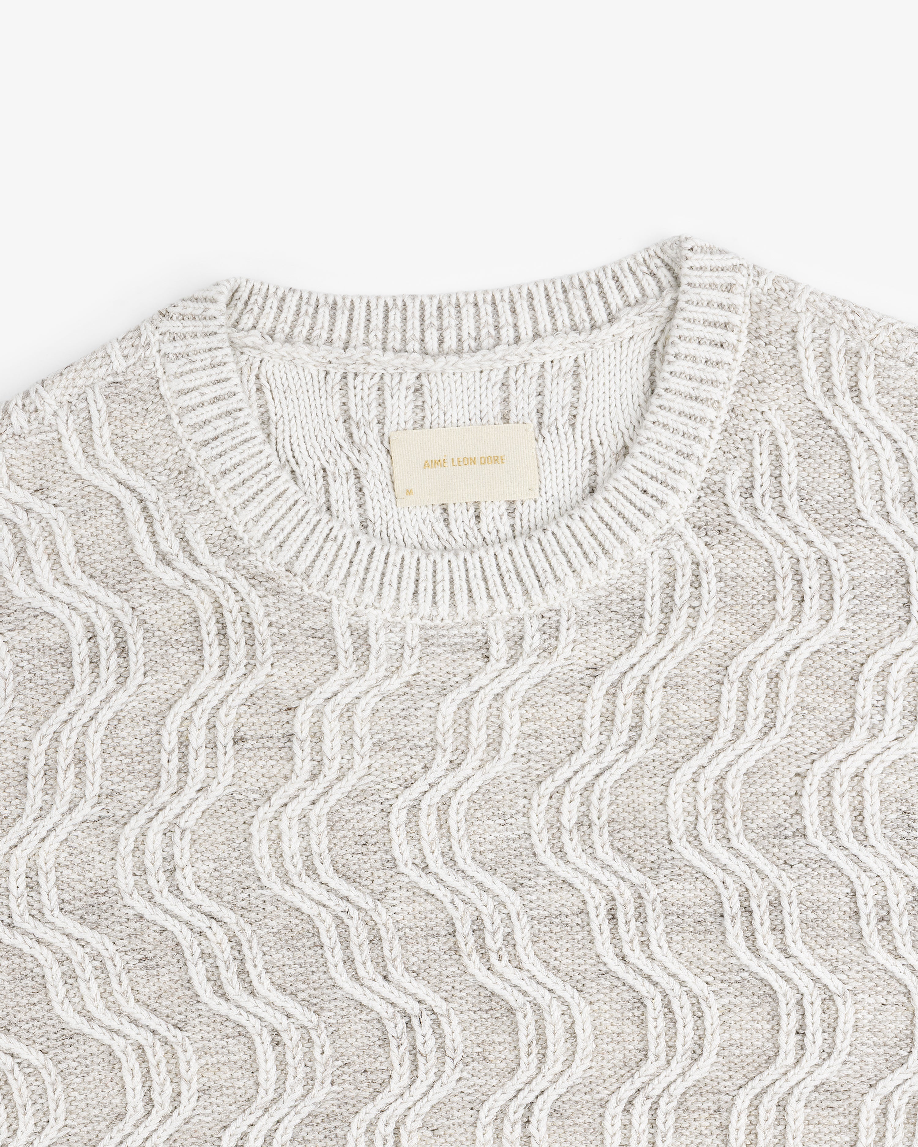 Linen Blend Cable Knit Sweater 4