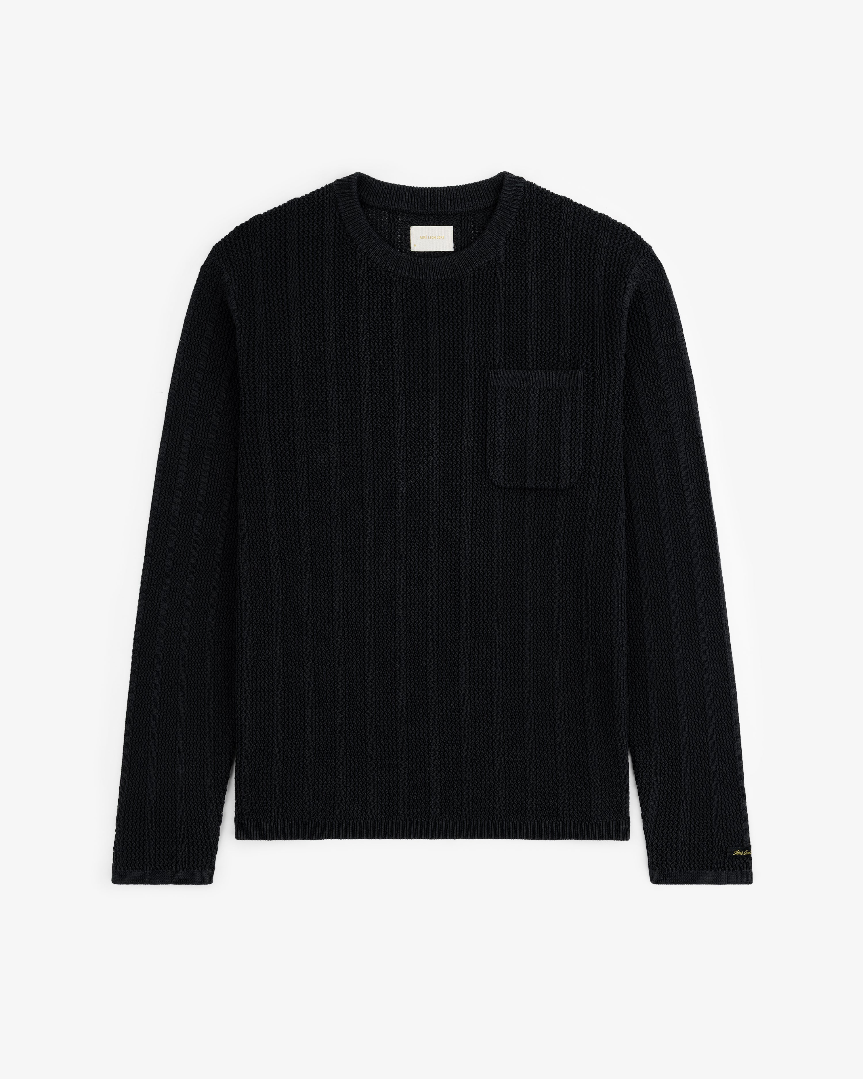 Racking Stitch Crewneck Sweater 2