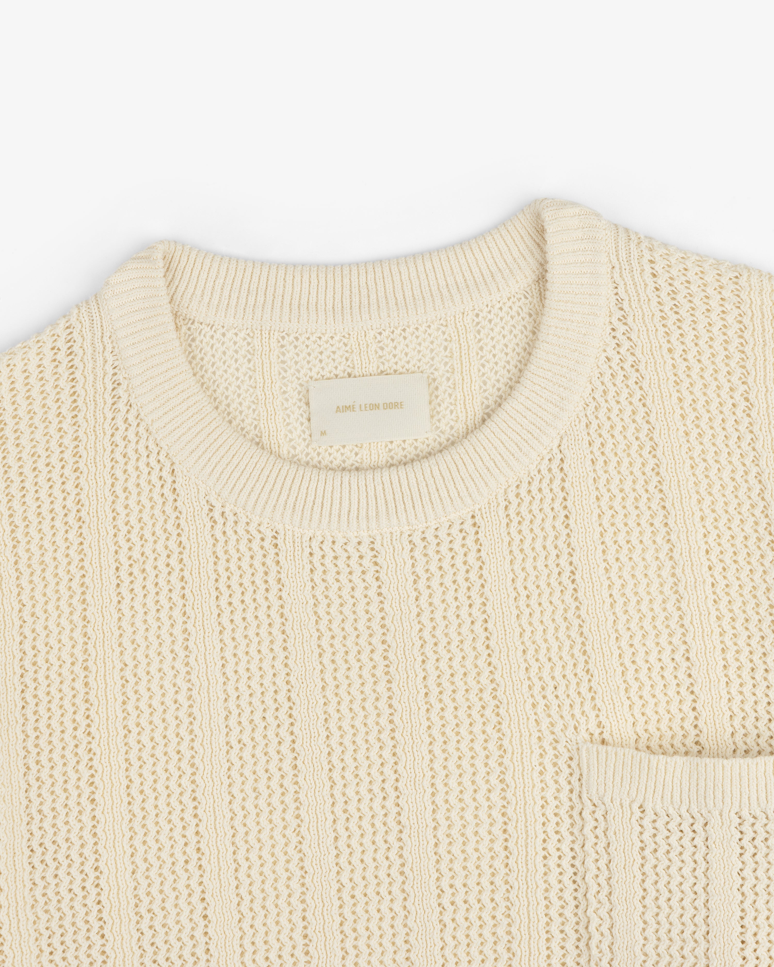 Racking Stitch Crewneck Sweater 4