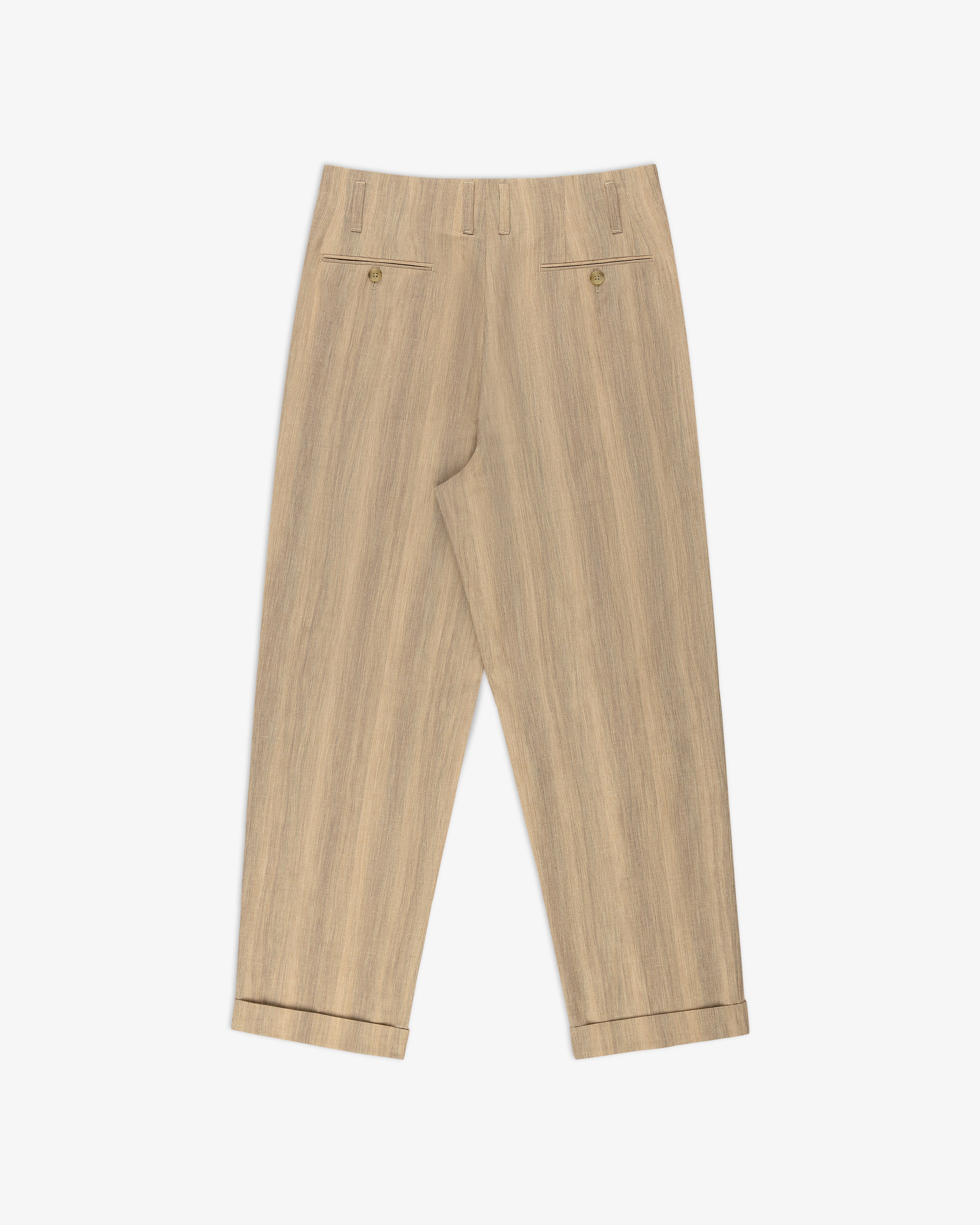 Double Pleated Safari Suit Trouser 4