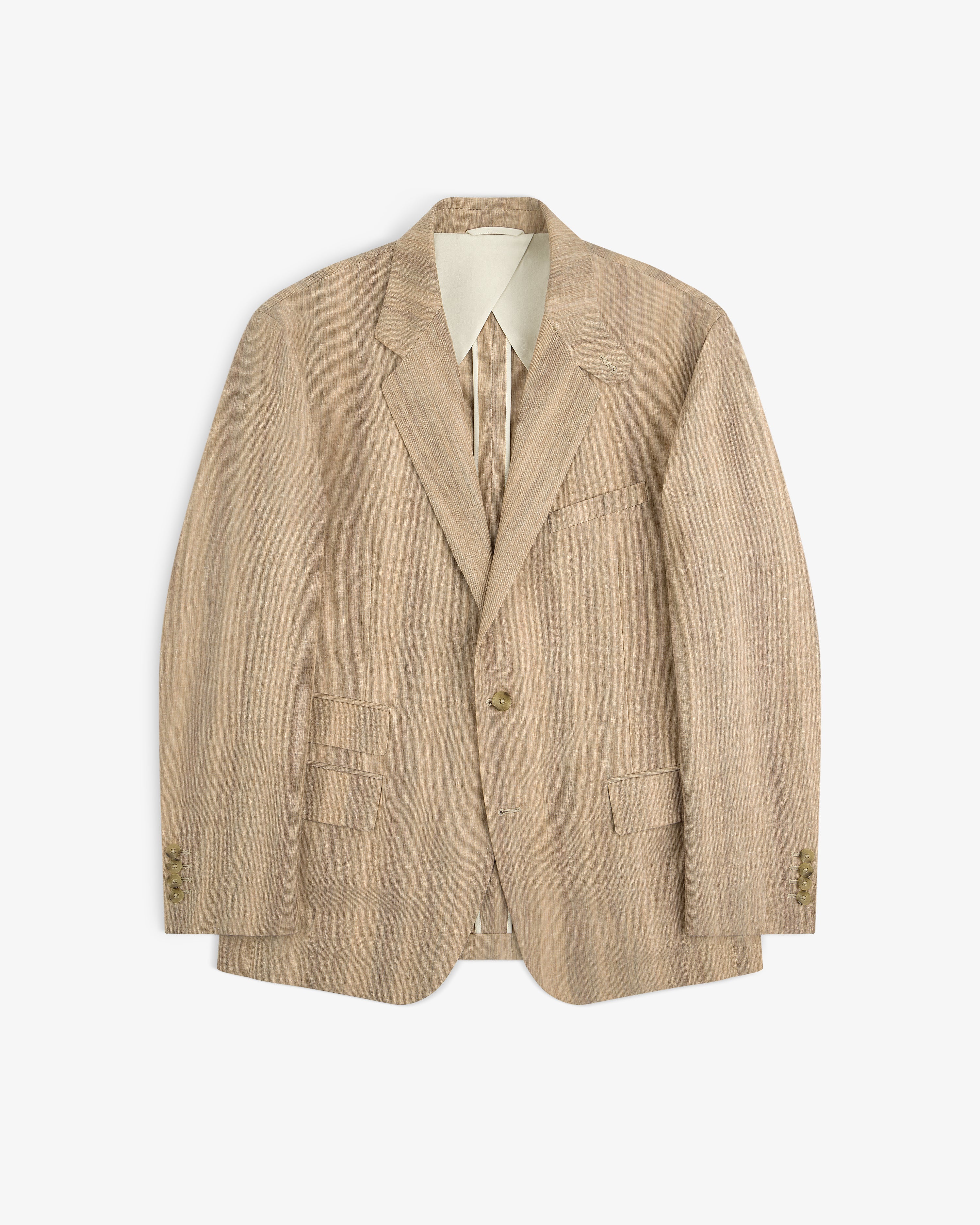 Single-Breasted Safari Suit Jacket 2