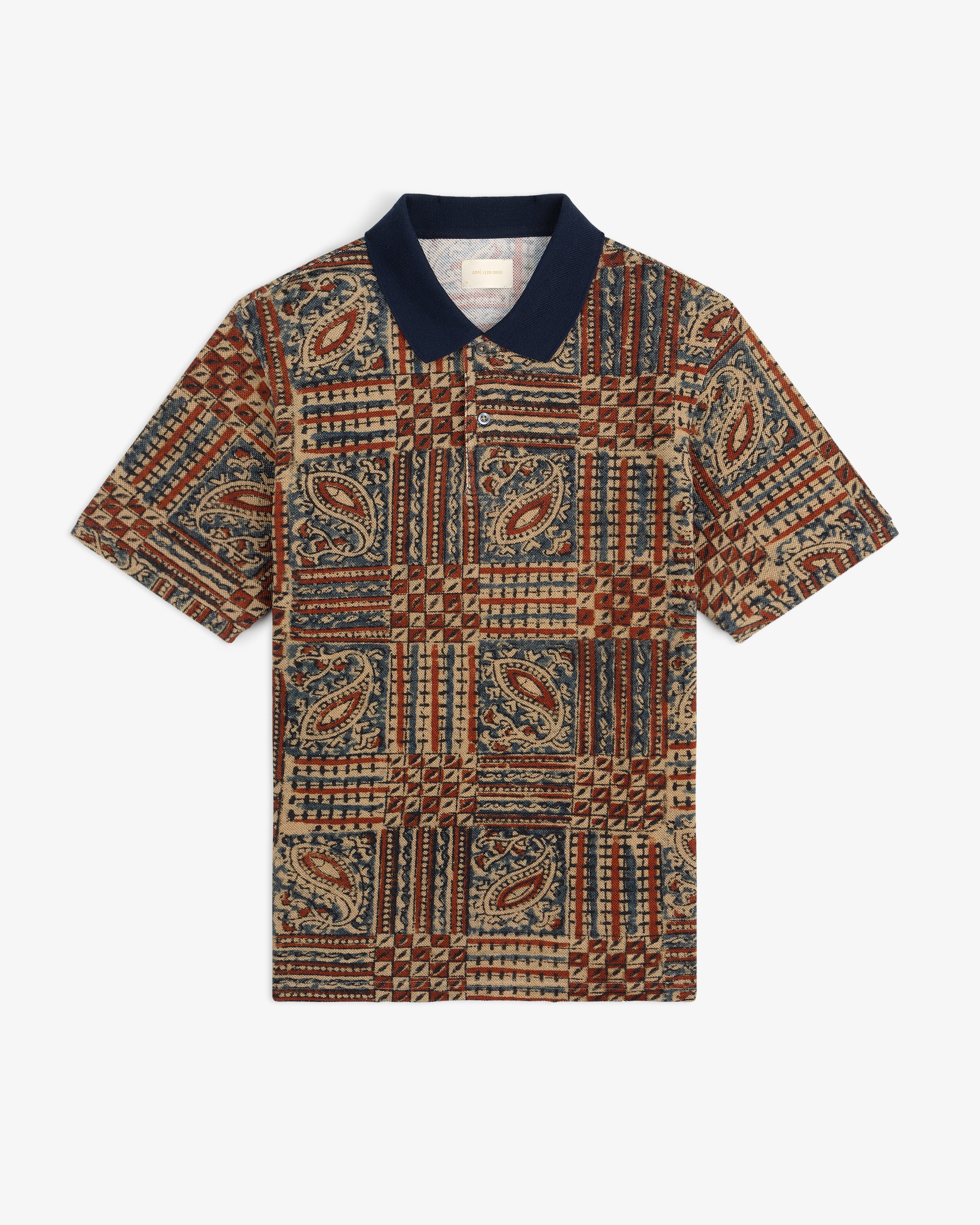 Paisley Printed Piqué Polo 2