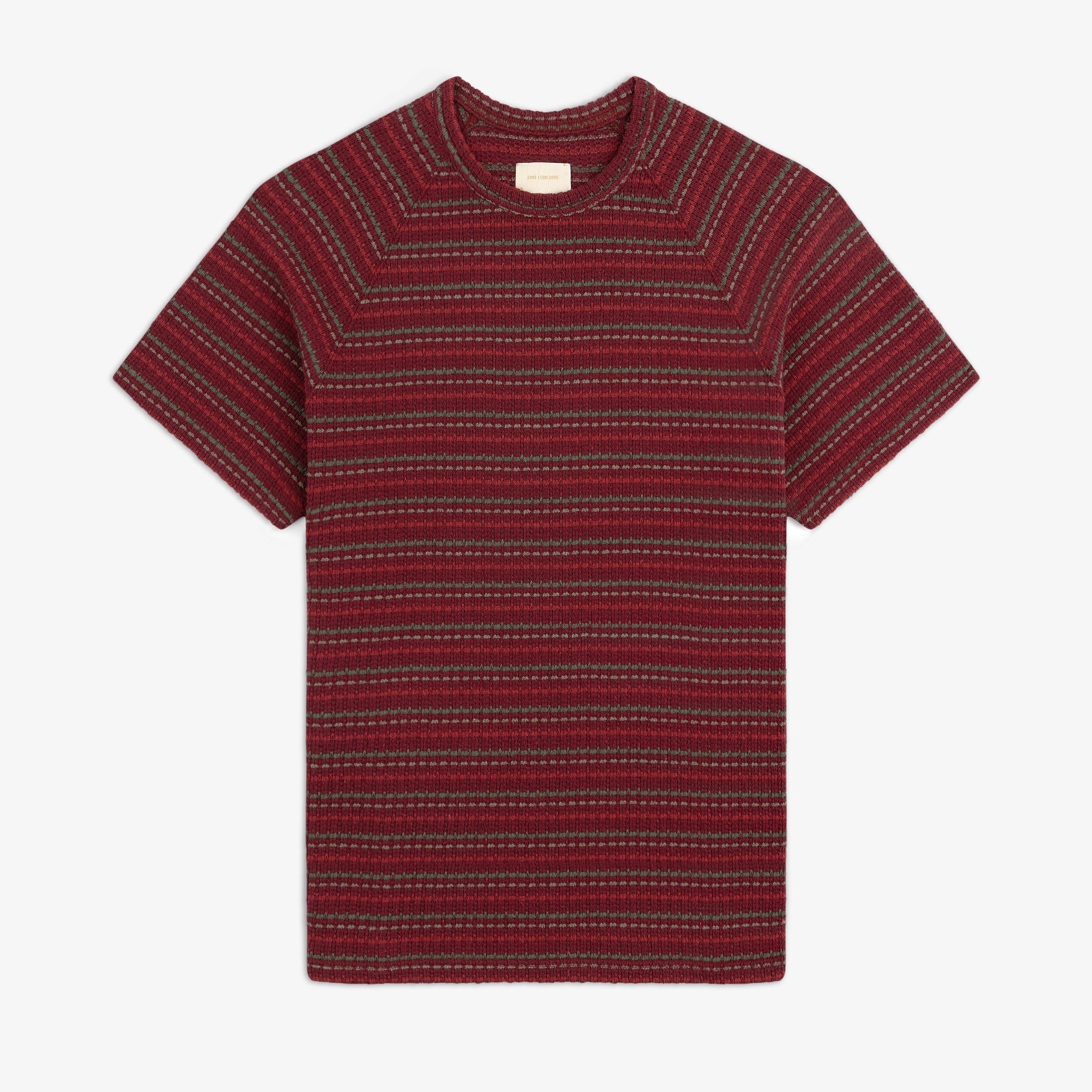 Jacquard Striped Tee