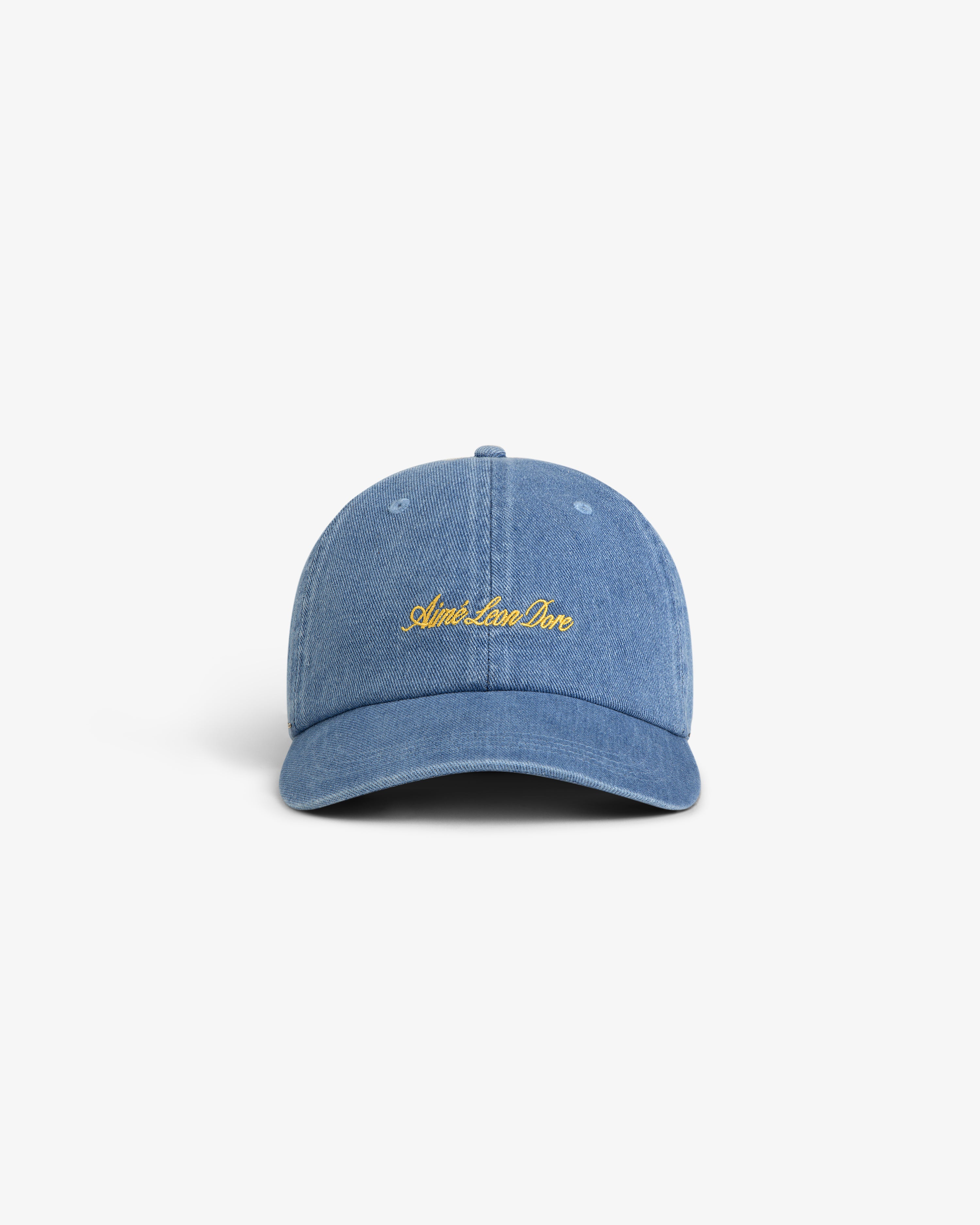 Denim Script Hat 2