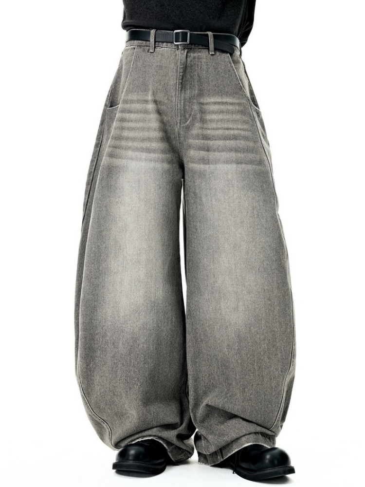 Blue Blood Baggy Jeans Light Grey 2