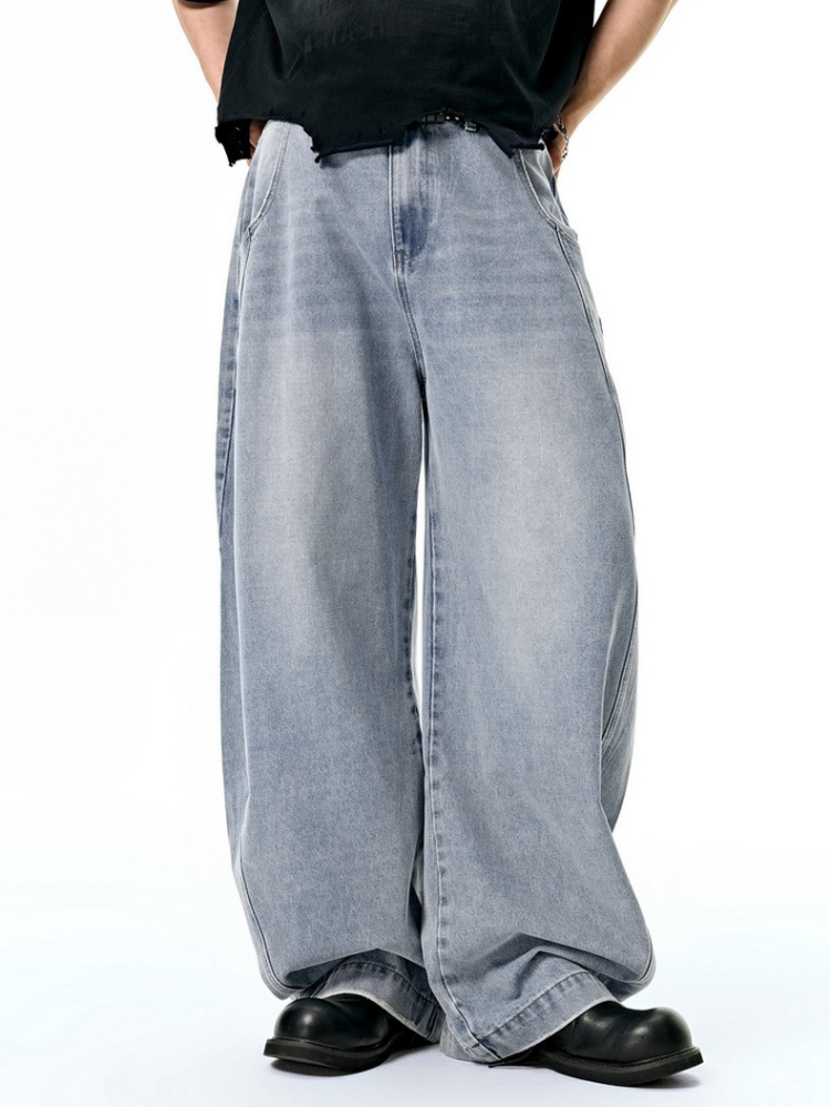Blue Blood Baggy Jeans Light Blue 2