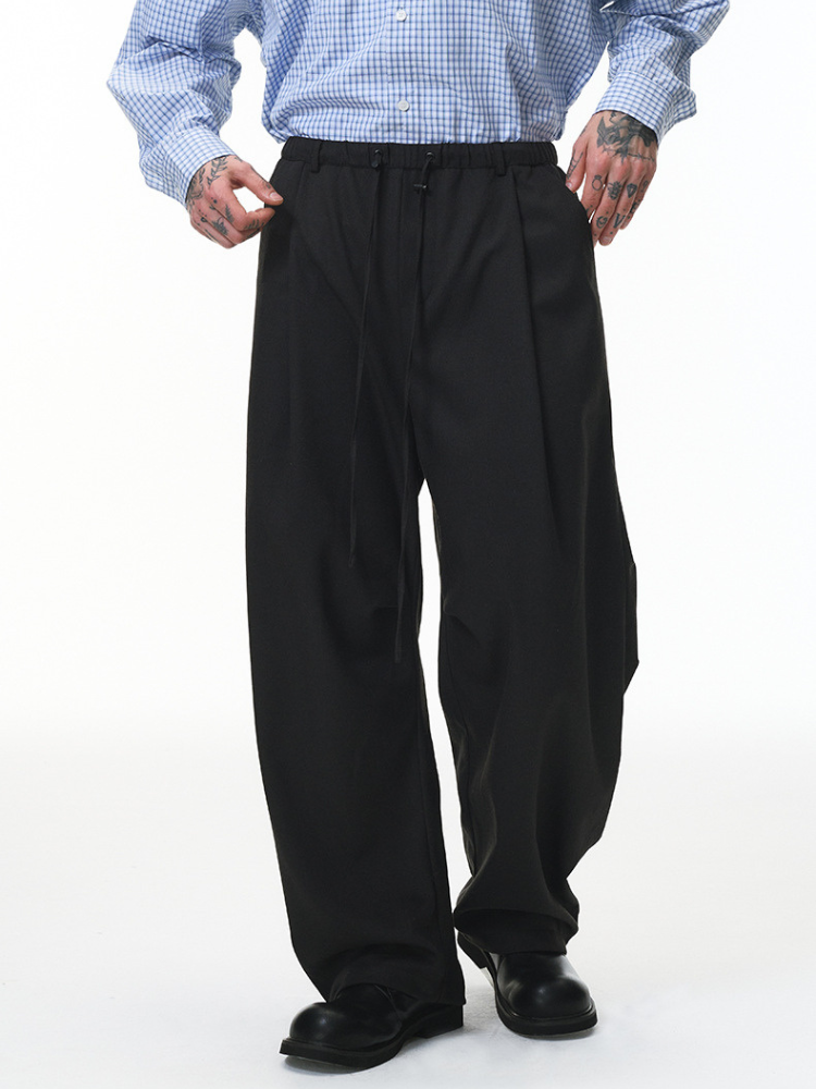 Loom Wide Trouser Black 2
